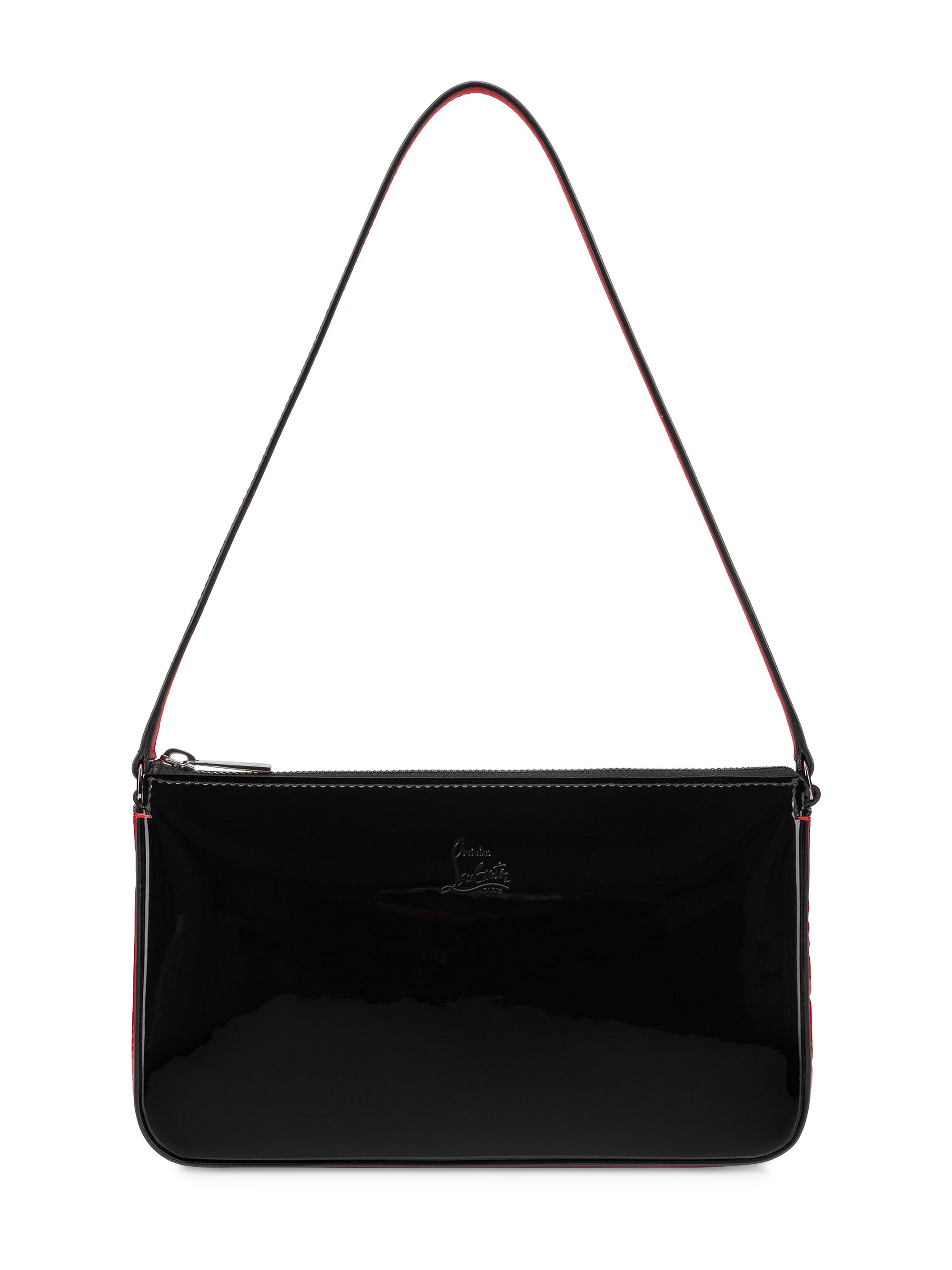 Christian Louboutin Women's Loubila Patent Leather Shoulder Bag - Black