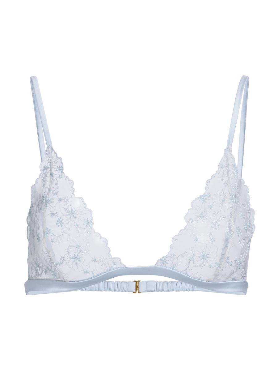 Kiki de Montparnasse Mathilde Embroidered Soft Triangle Bra | Saks
