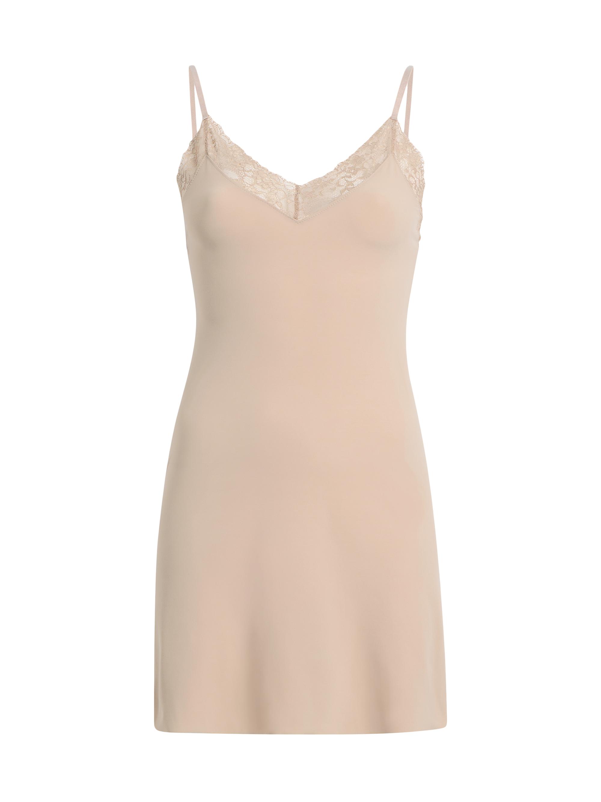 Commando Women's Double Take Lace-Trim Slip - Beige