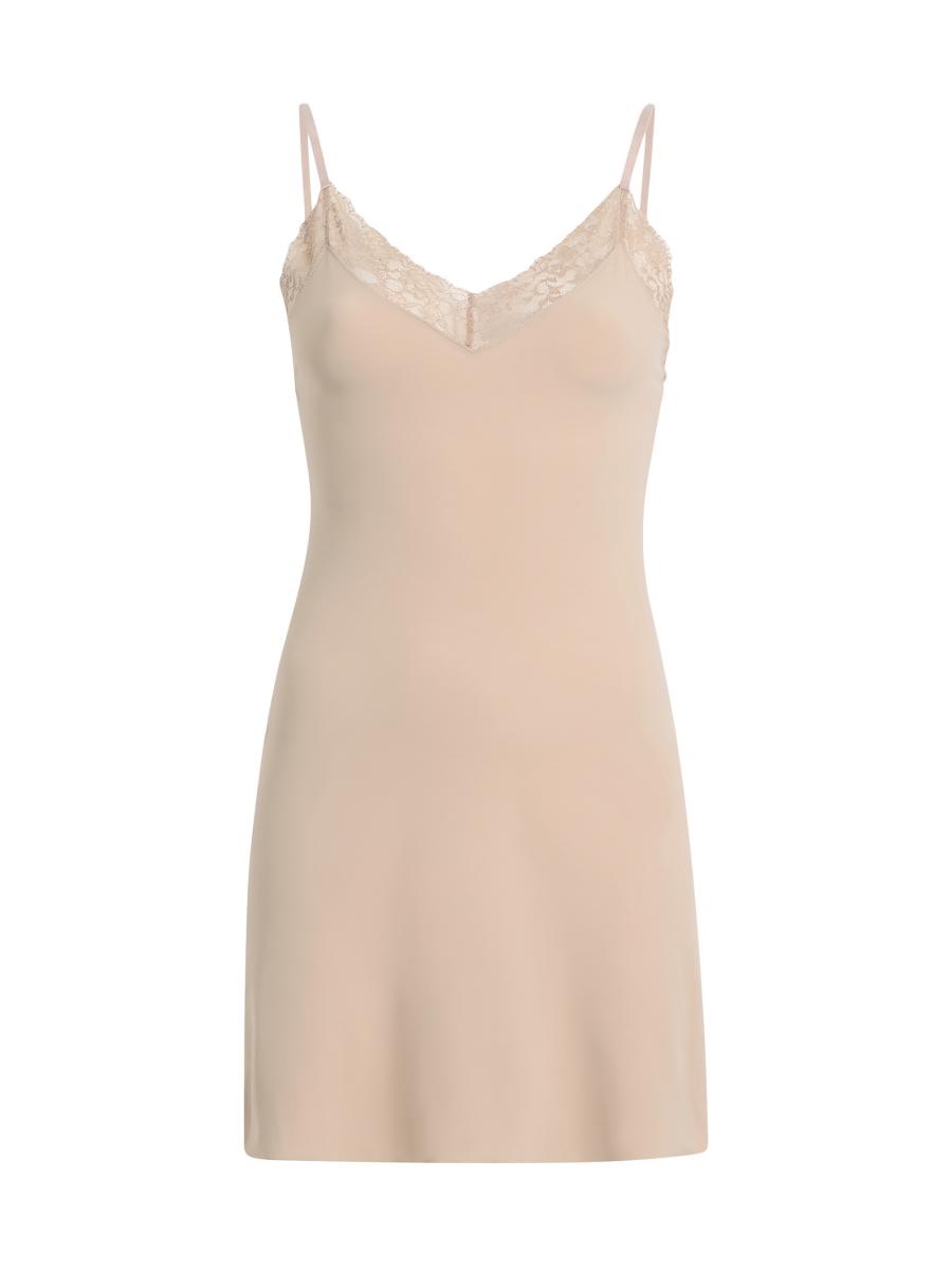 Commando Women's Double Take Lace-trim Slip In Sand