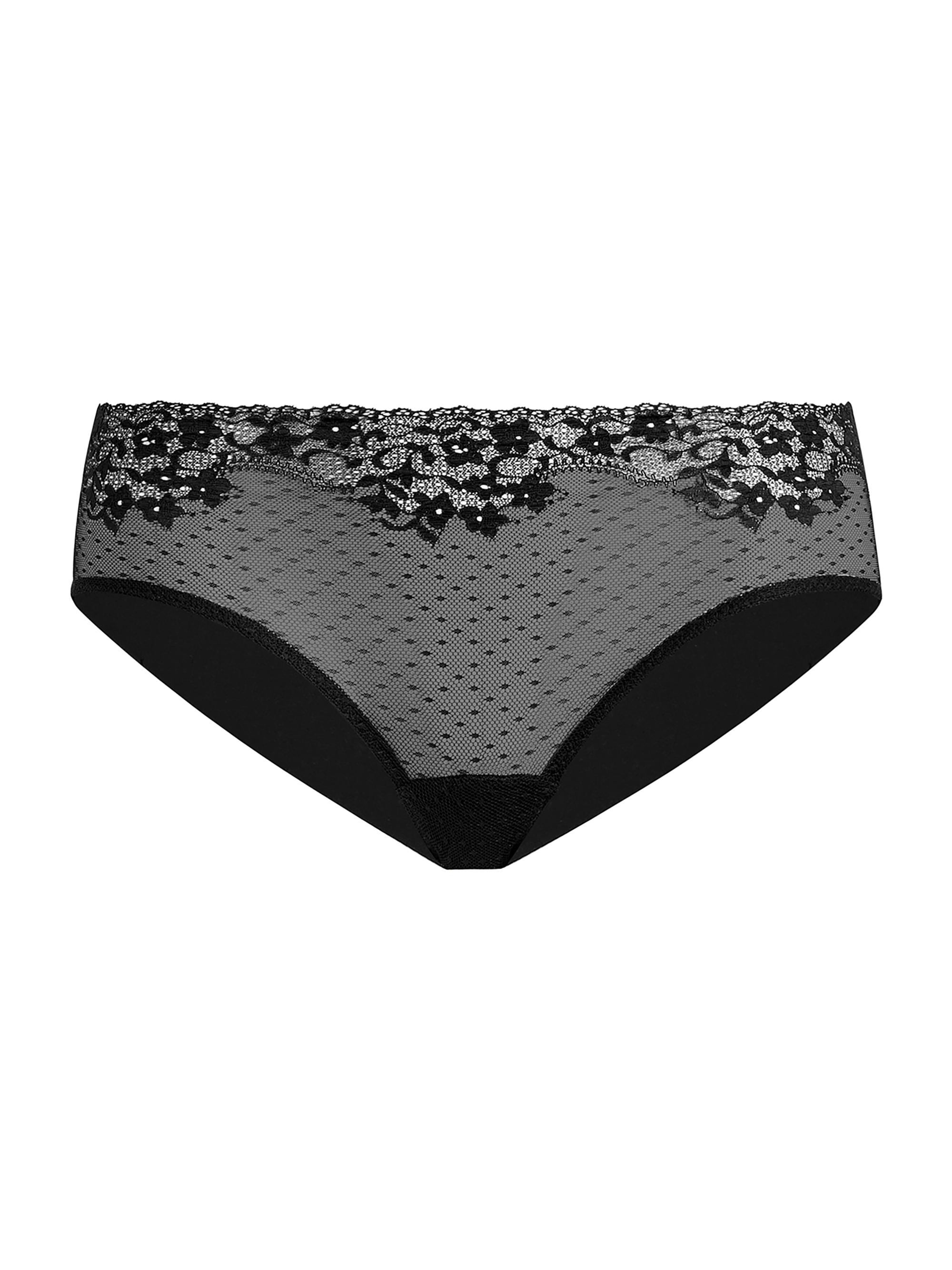 Commando Women's Double Take Lace Bikini Panty - Black