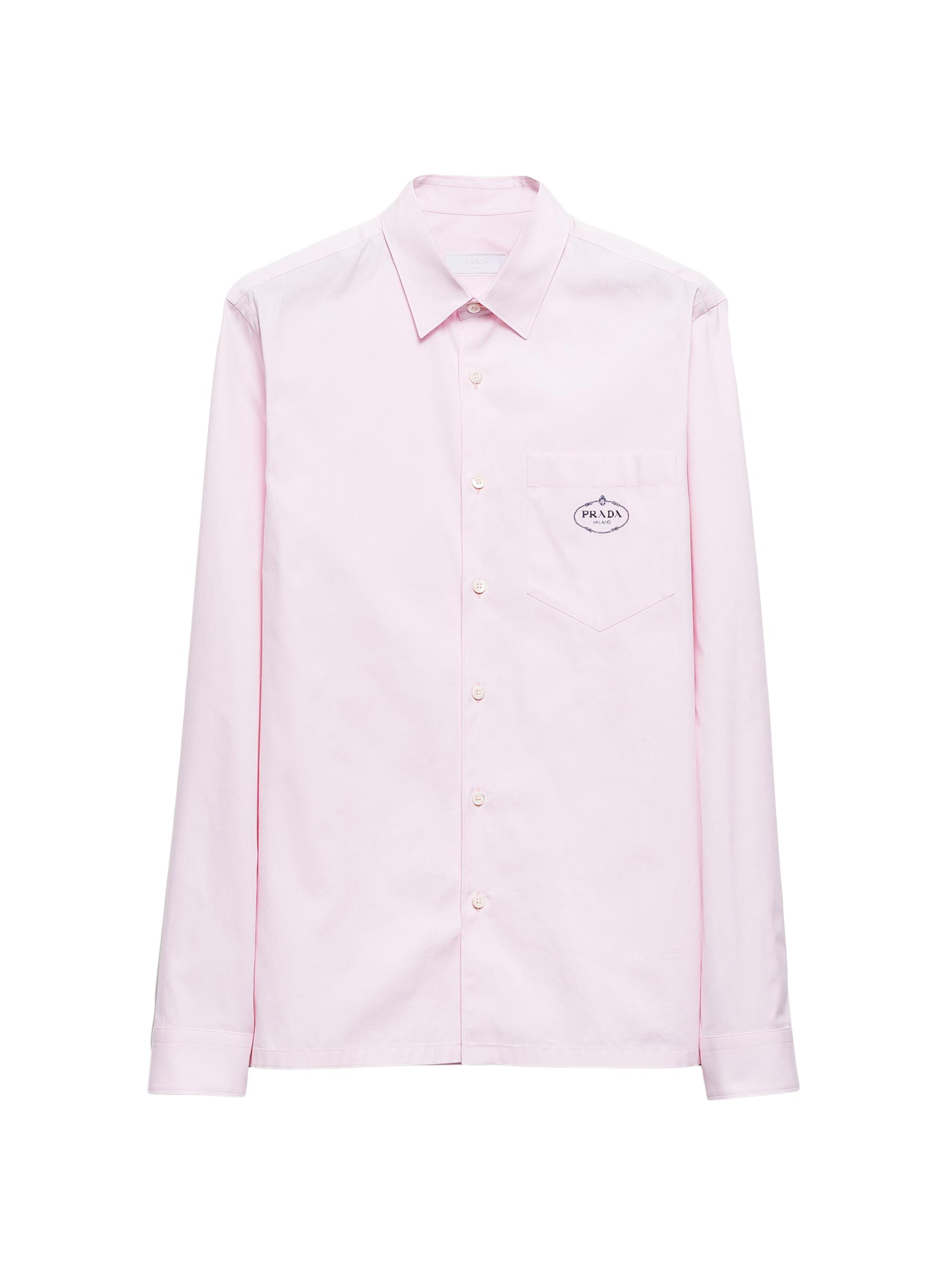 Prada Men's Cotton Shirt - Pink