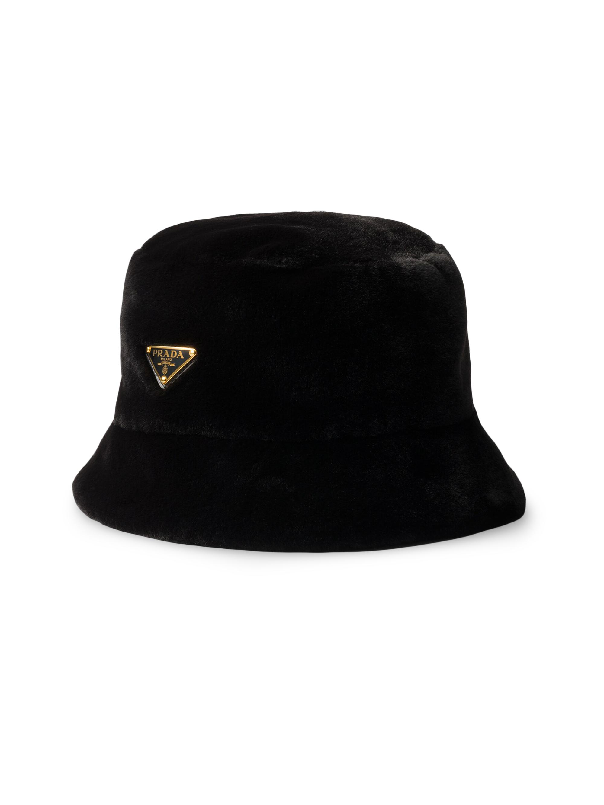 Prada Women's Fabric Bucket Hat - Black