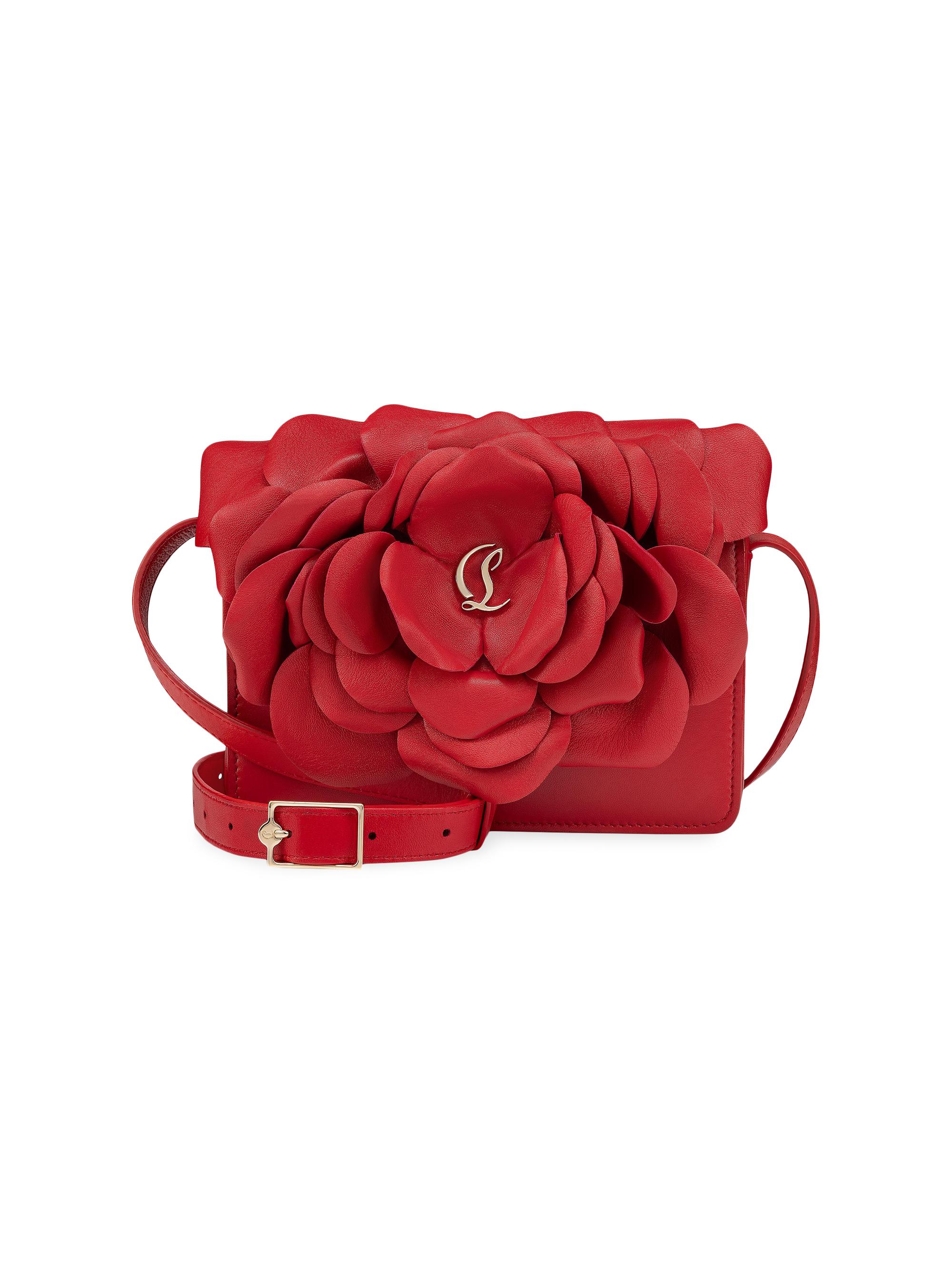 Christian Louboutin Women's Loubi54 Patent Leather Crossbody Bag - Red