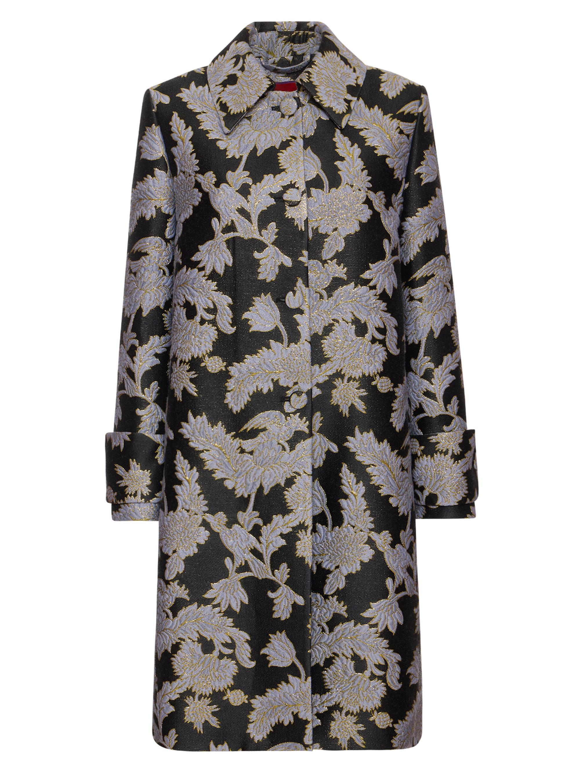 La DoubleJ Women's Precious Coat - Lark Jacquard Black