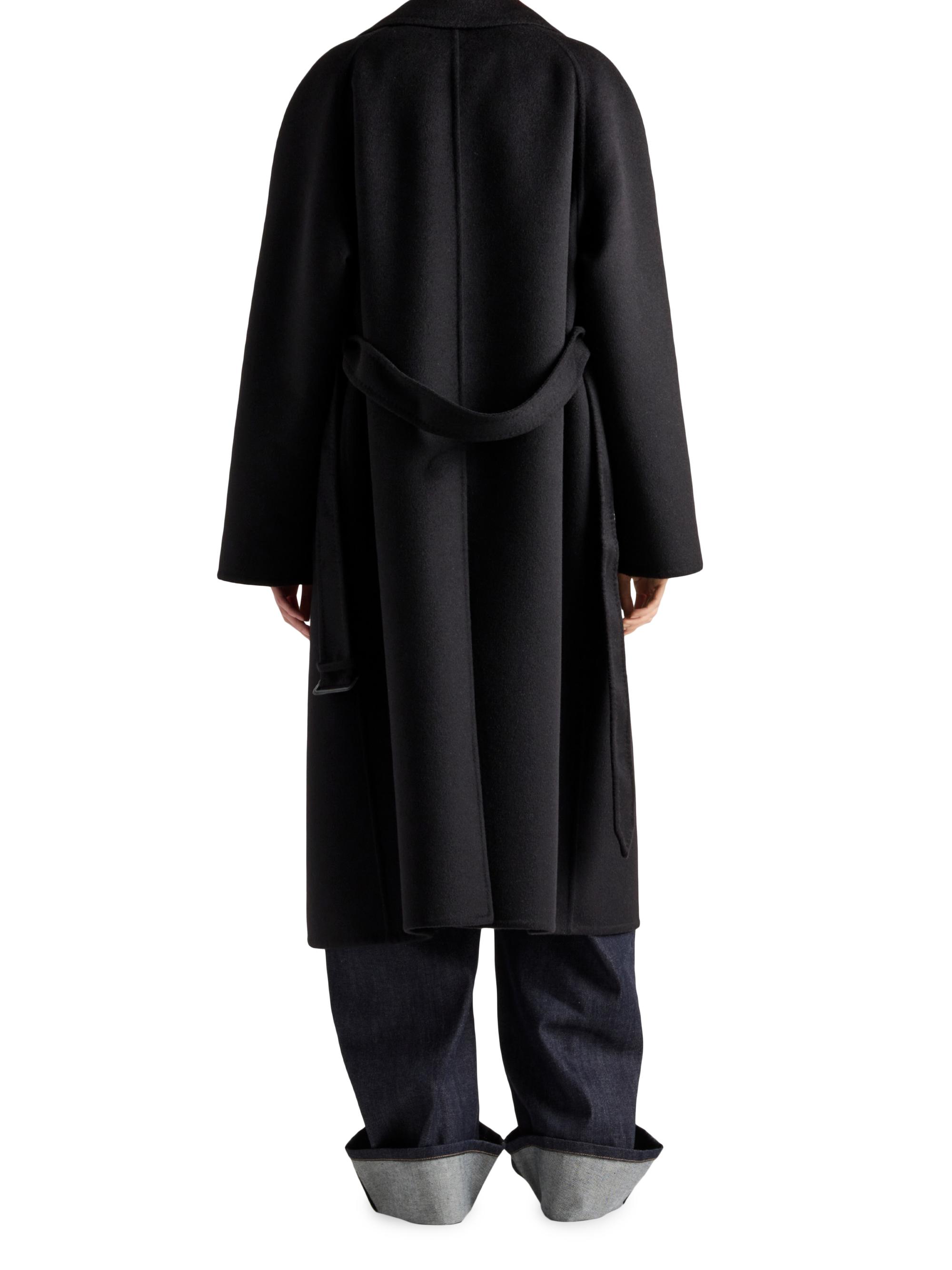 Prada Single-Breasted Cashgora Coat | Saks Fifth Avenue