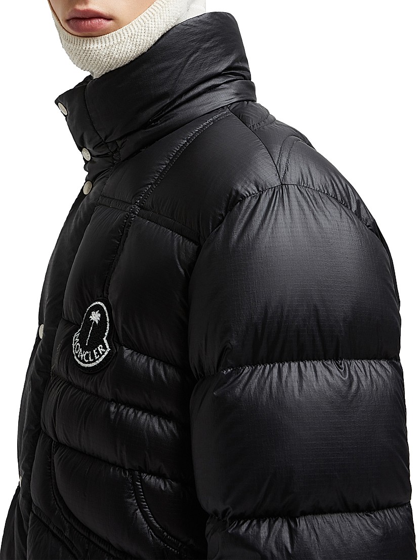 Shop Moncler Genius Moncler x Palm Angels Cherith Puffer Shop Moncler Genius Moncler x Palm Angels Cherith Puffer