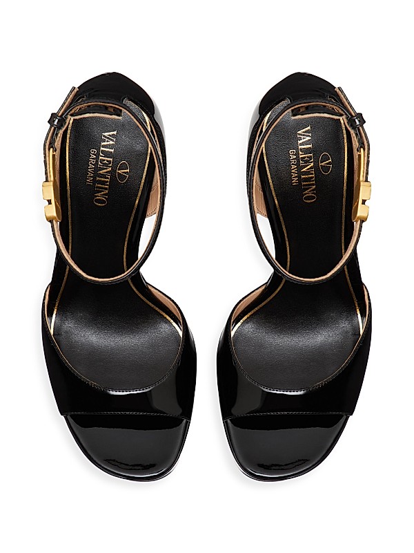 Shop Valentino Garavani Tan-Go 155MM Patent Leather Platform Shop Valentino Garavani Tan-Go 155MM Patent Leather Platform