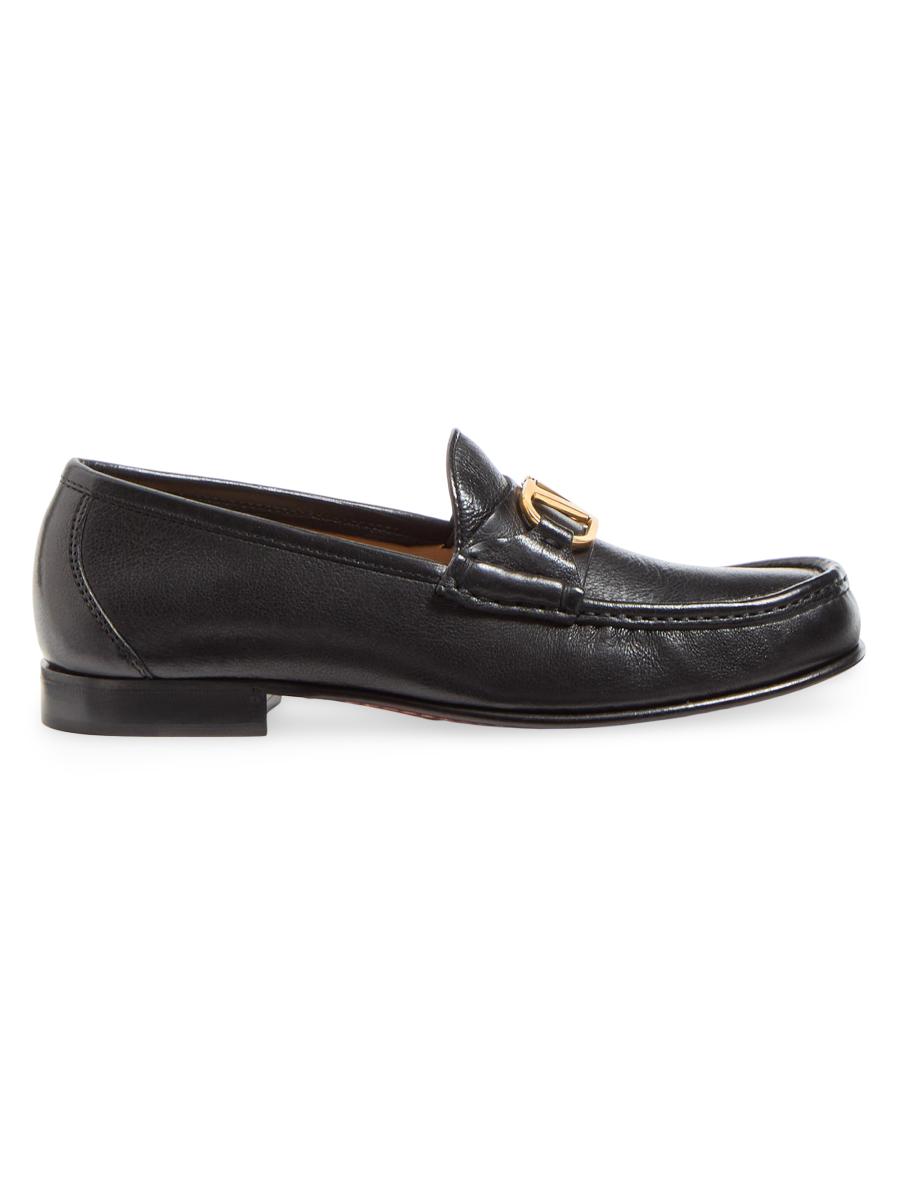 ローファー・オックスフォード VALENTINO GARAVANI LOAFER Valentino Garavani VLogo Locker Calfskin Loafers 40MM | Saks