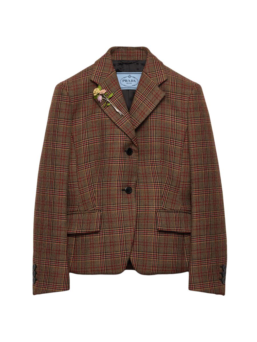 ジャケット Prada Galles Printed Blazer prada galles printed blazer available on Spinnaker - 44338