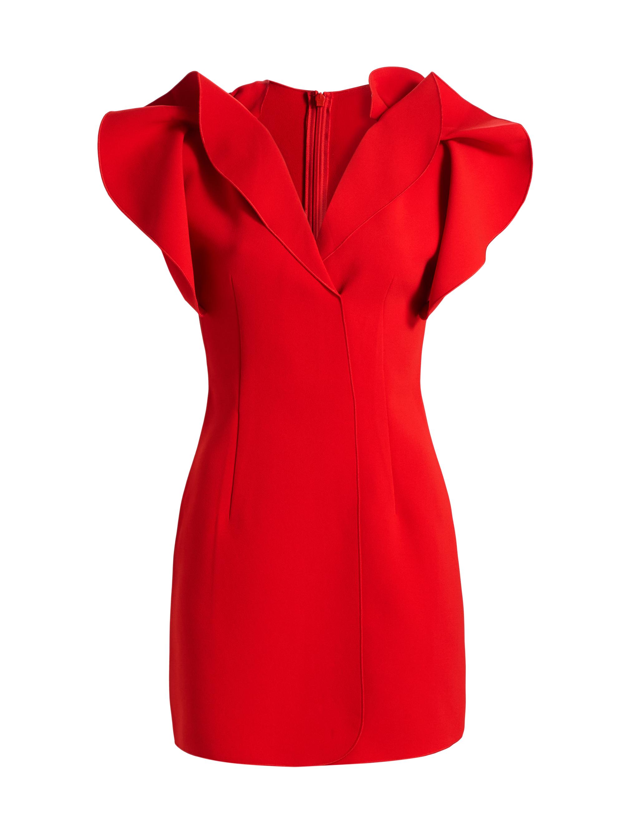 Acler Women's Normanhill Puff-Sleeve Minidress - Cherry