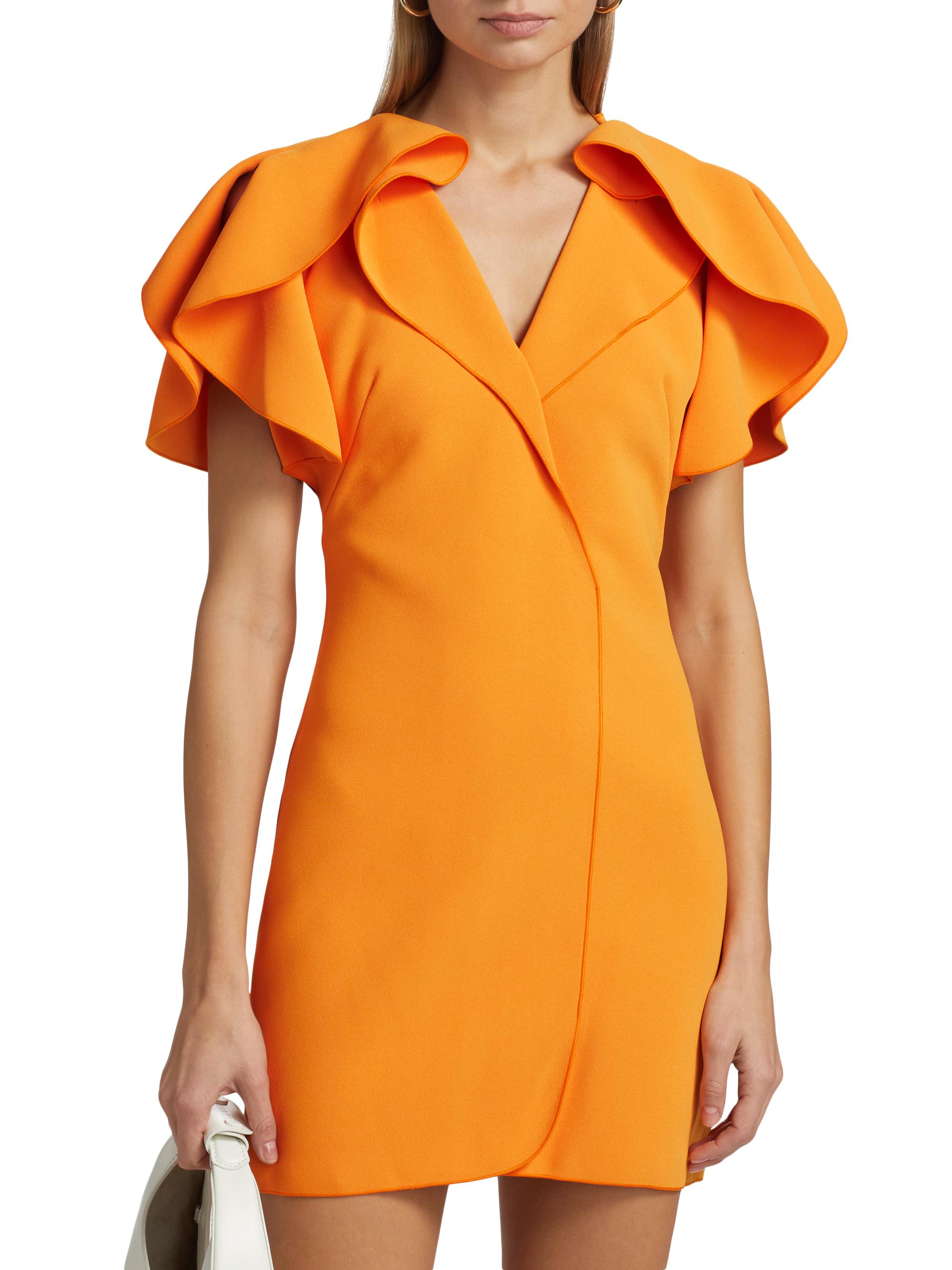 Acler Normanhill Puff-Sleeve Minidress | Saks Fifth Avenue