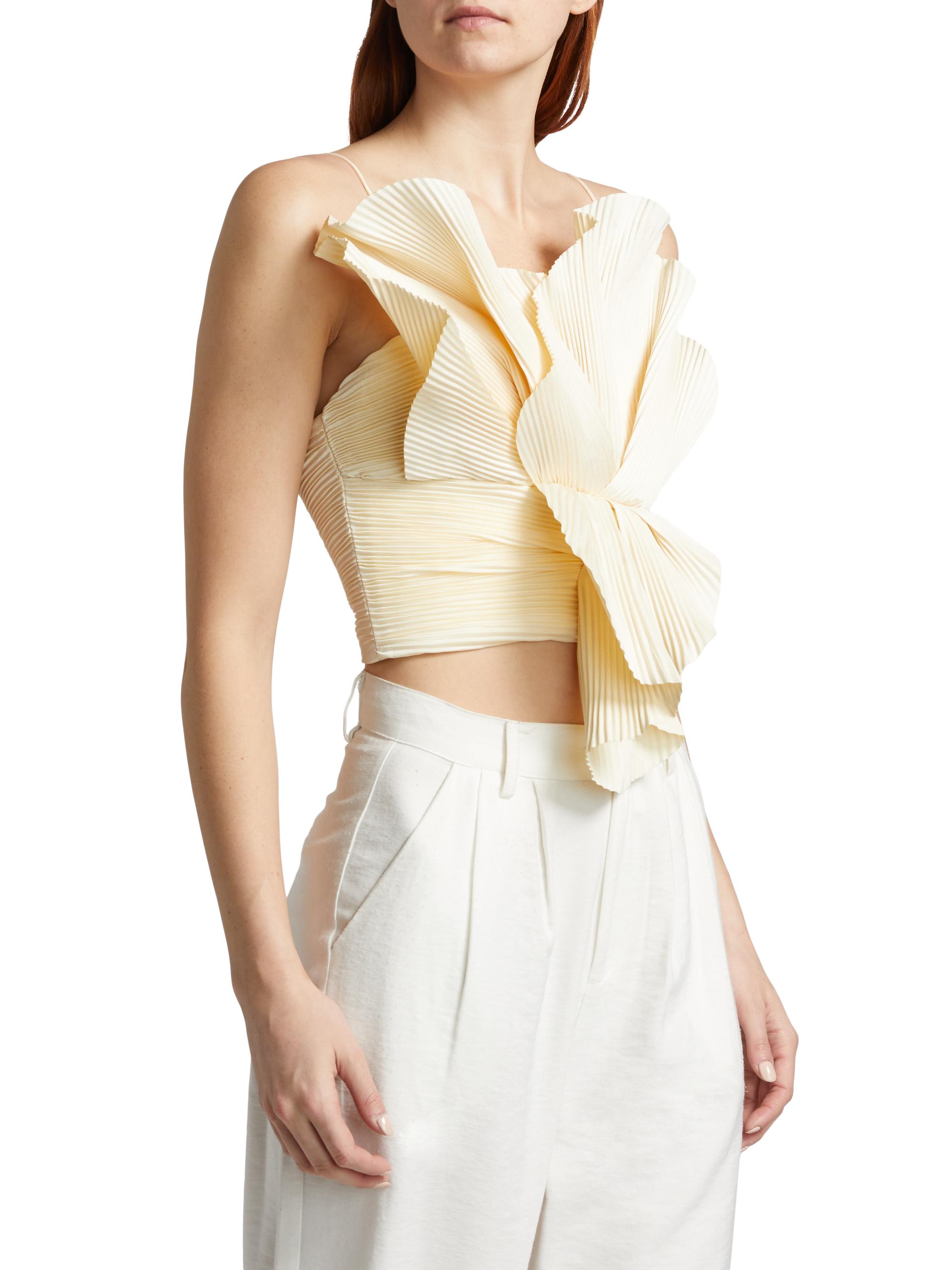 Acler Newtoft Petal Top | Saks Fifth Avenue