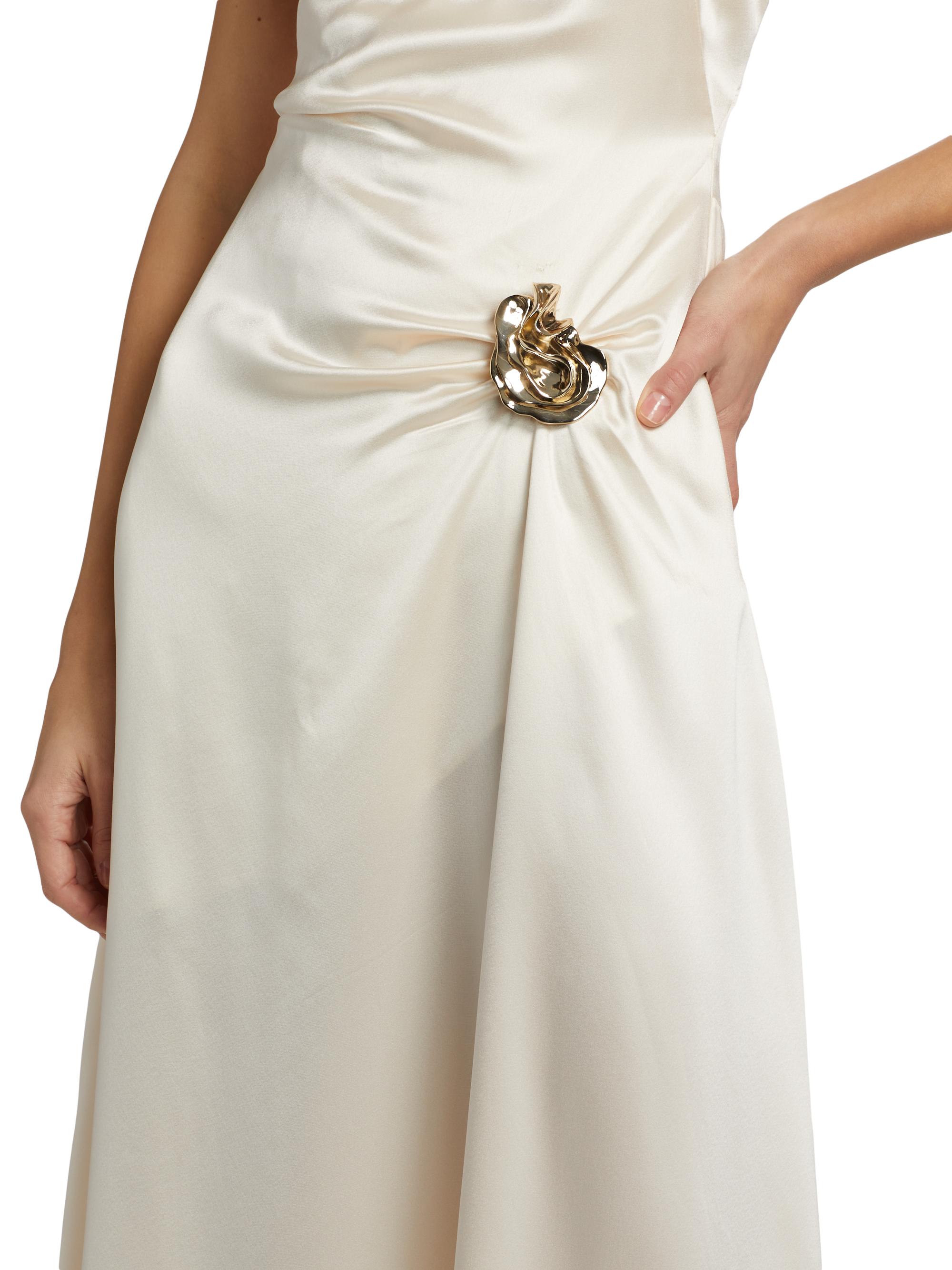 Acler Redman Drape Maxi Dress | Saks Fifth Avenue