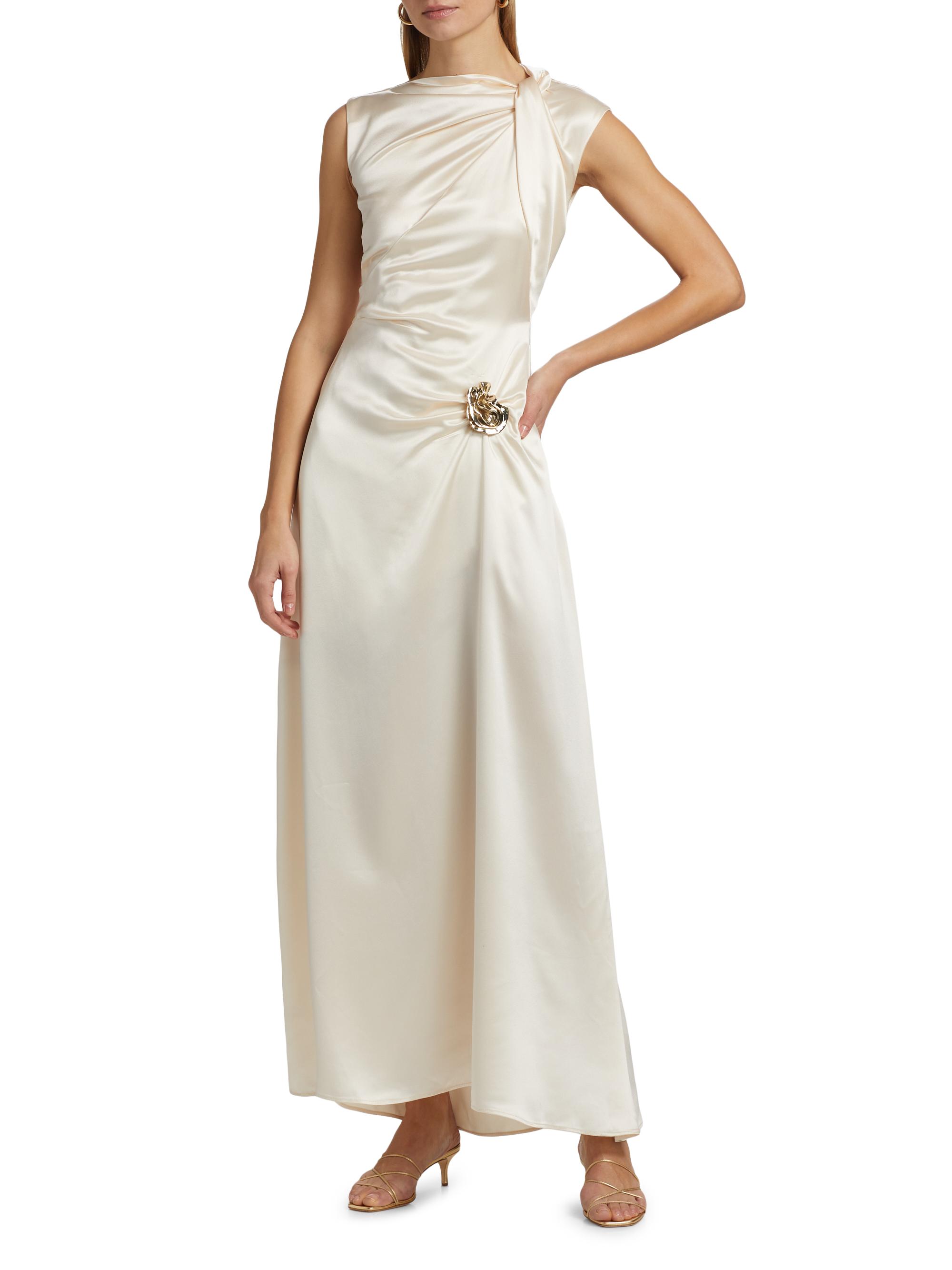 Acler Redman Drape Maxi Dress | Saks Fifth Avenue