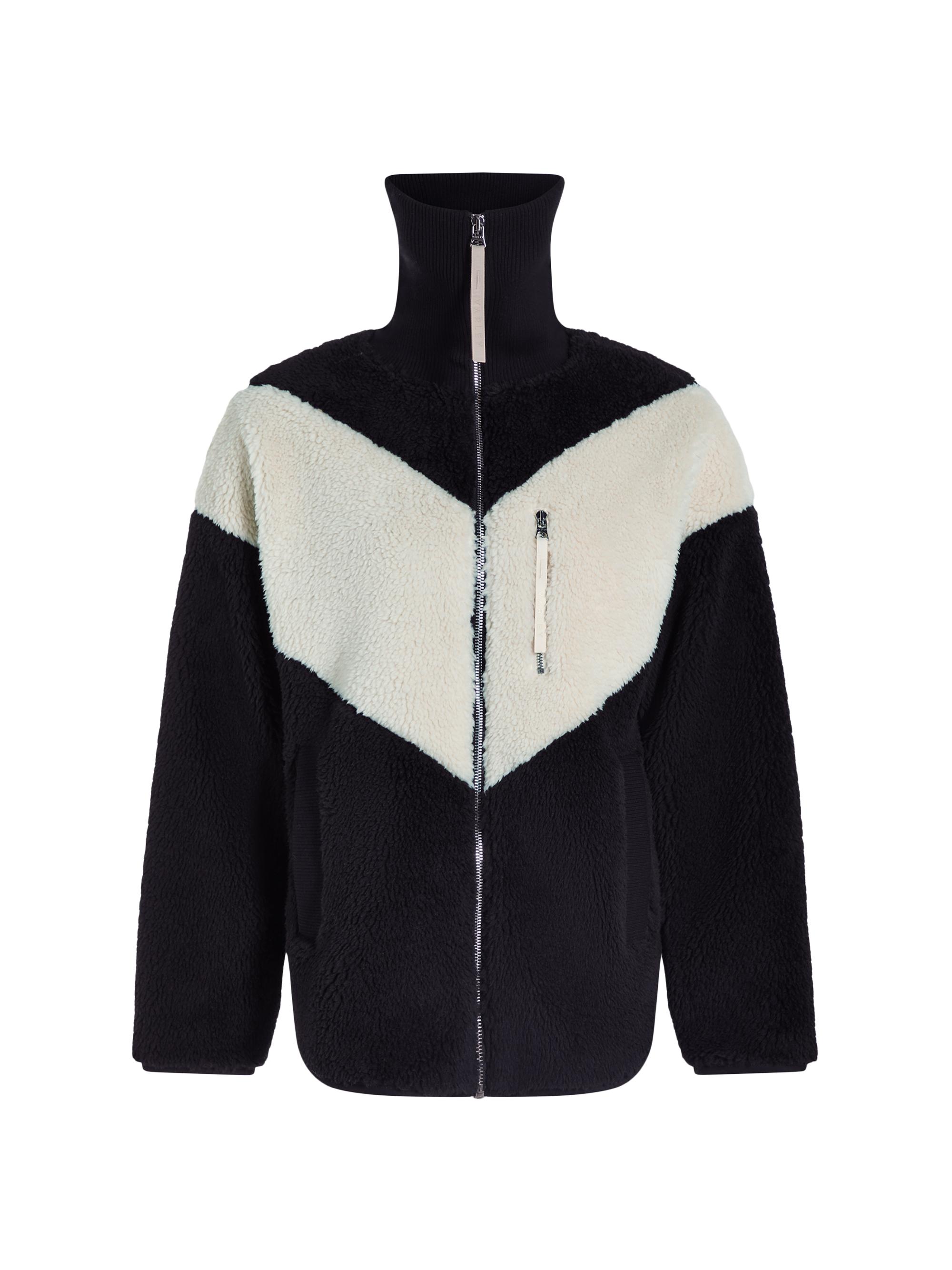 Varley Women's Corson Colorblocked Sherpa Jacket - Black