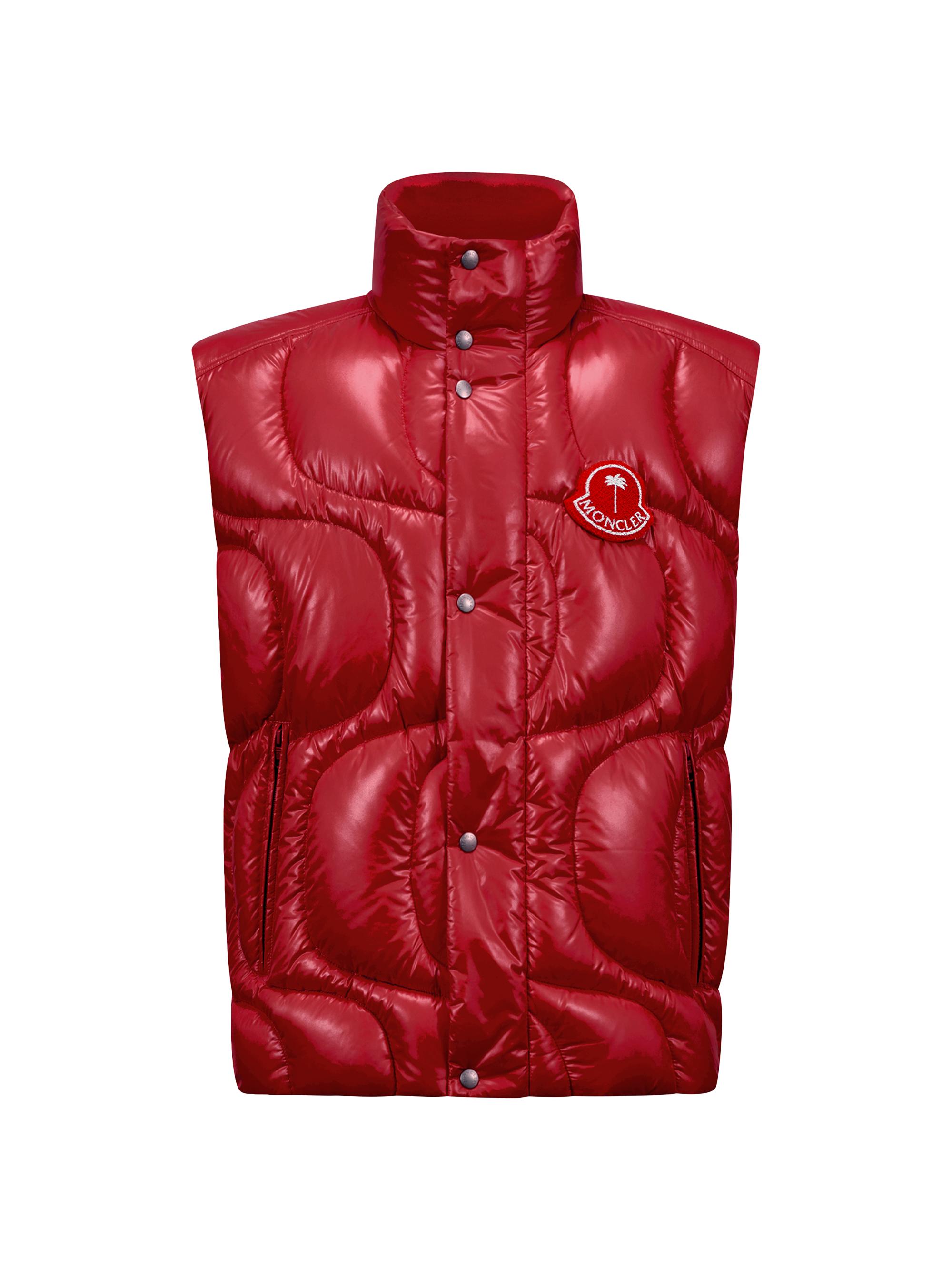 Moncler Genius Men's Moncler x Palm Angels Gwenyth Puffer Vest - Red