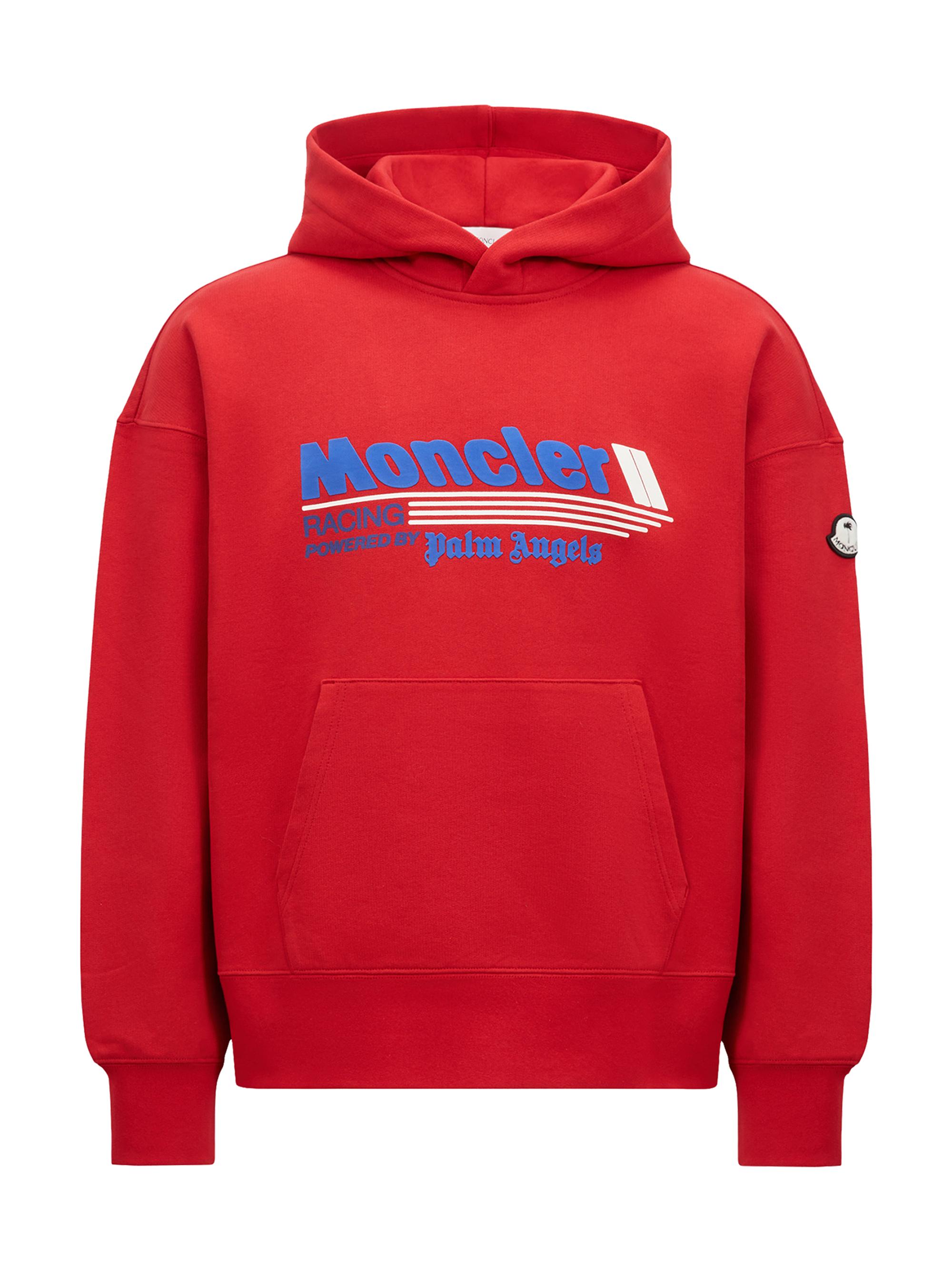 Moncler Genius Men's Moncler x Palm Angels Cotton Sweatshirt - Red