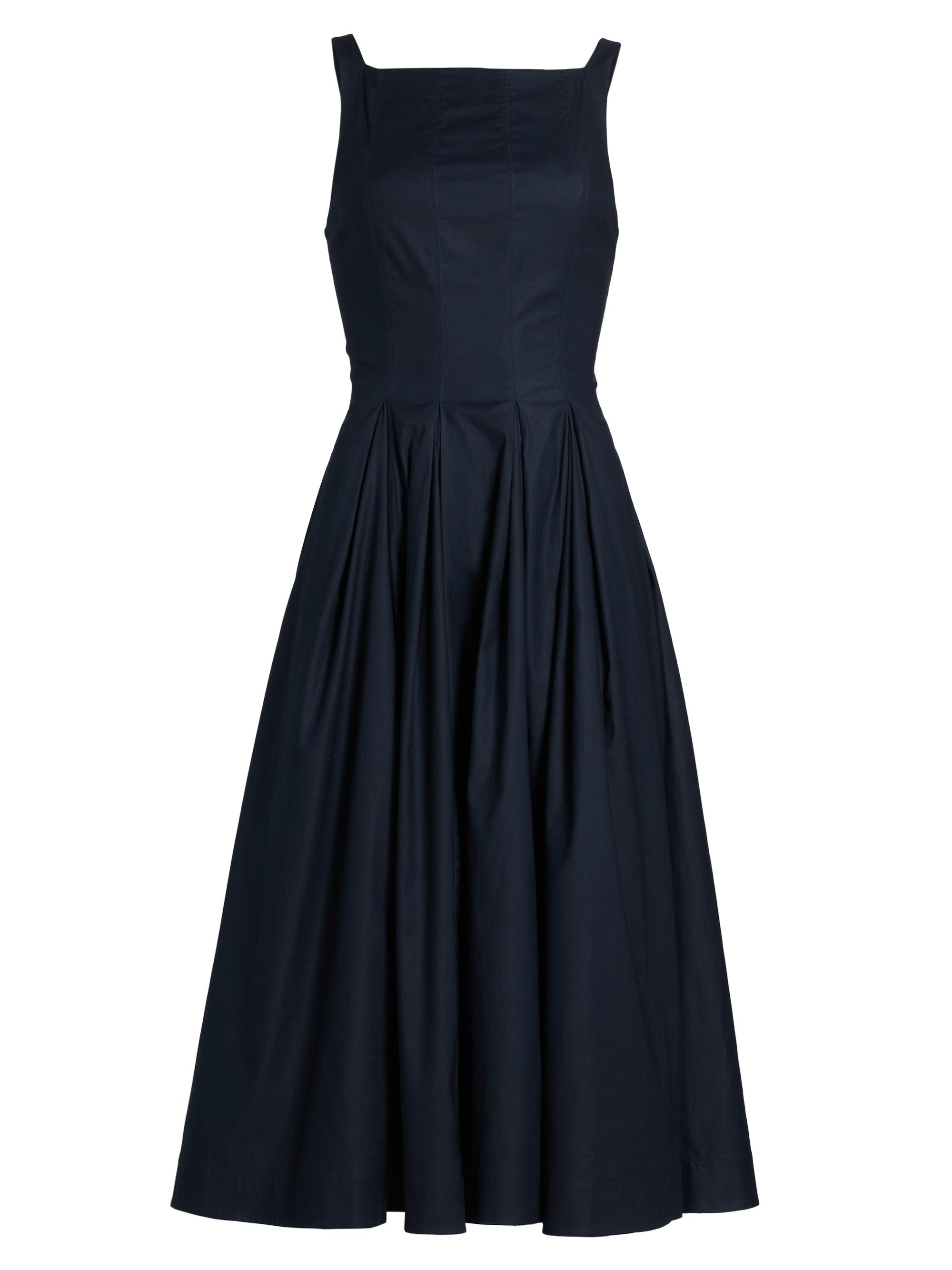 Reformation Women's Jovana Stretch-Cotton Sleeveless Midi-Dress - Midnight