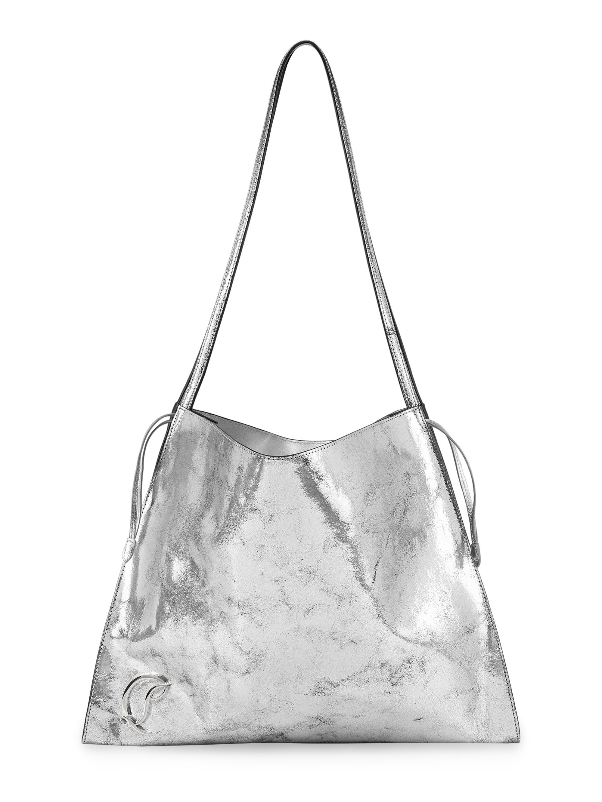 Christian Louboutin Women's Le 54 Leather Tote Bag - Silver