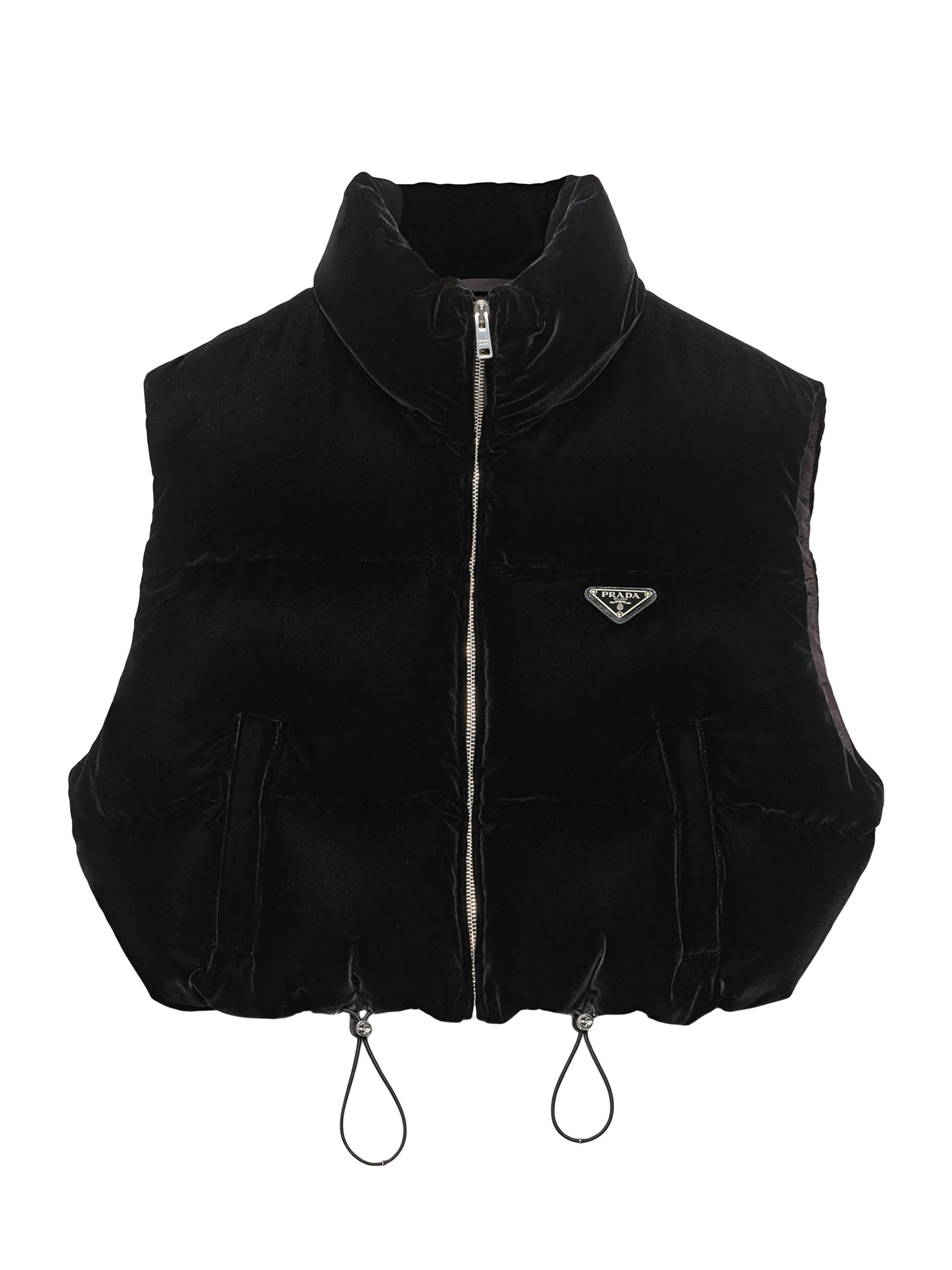 Prada Flannel Down Vest | Saks Fifth Avenue