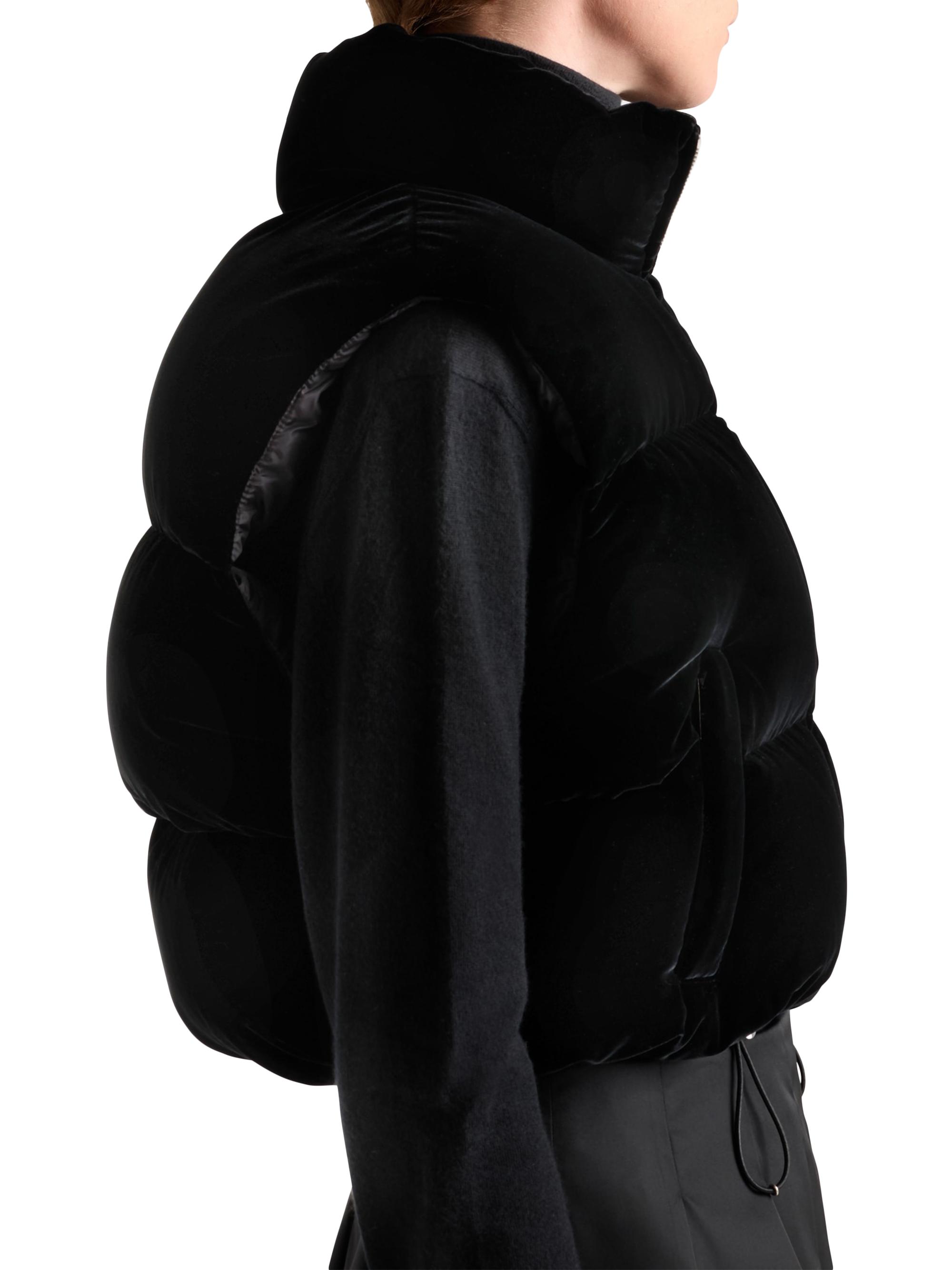 Prada Velvet Down Vest | Saks Fifth Avenue