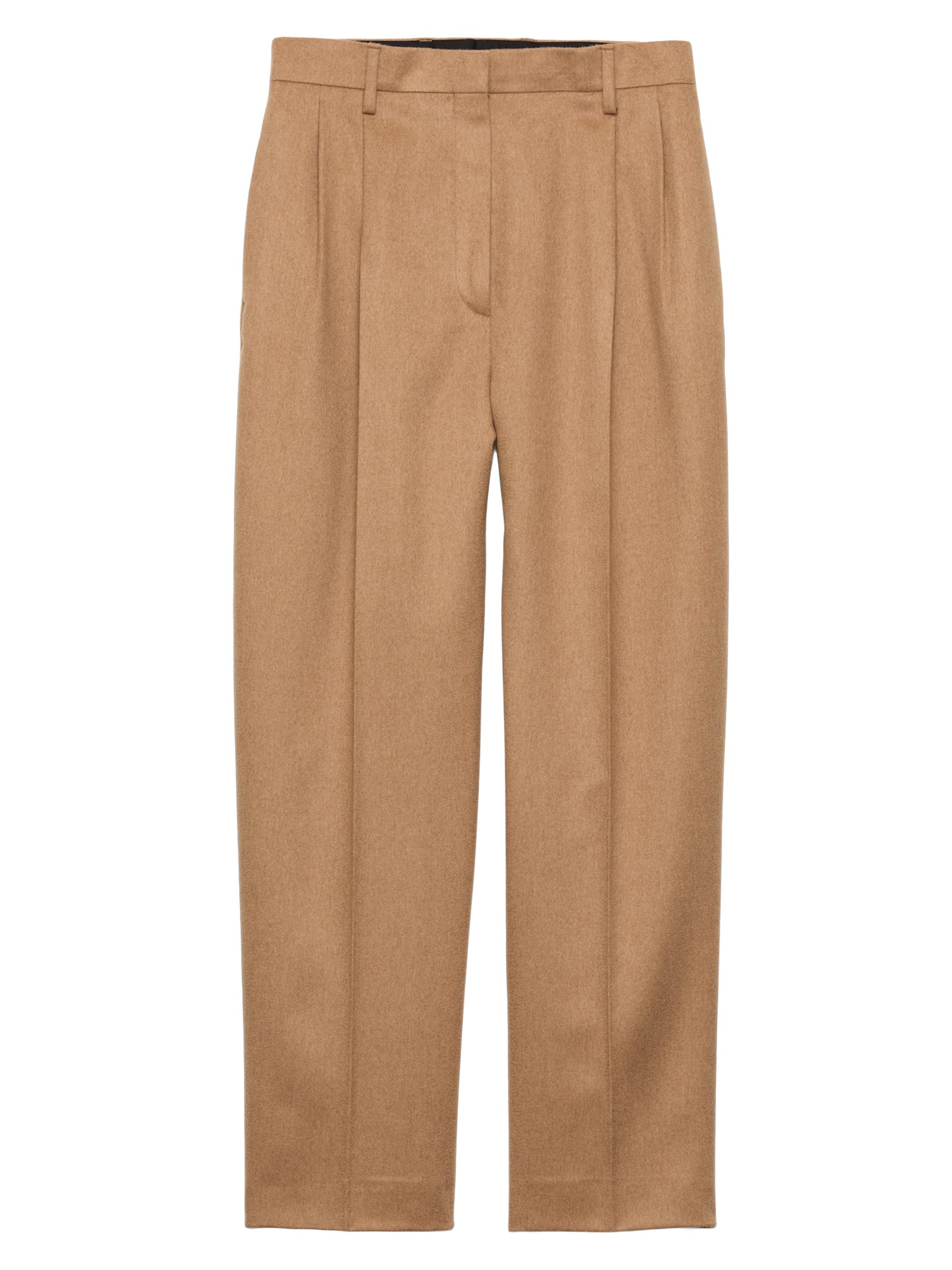 Prada Women's Camel-Hair Pants - Brown
