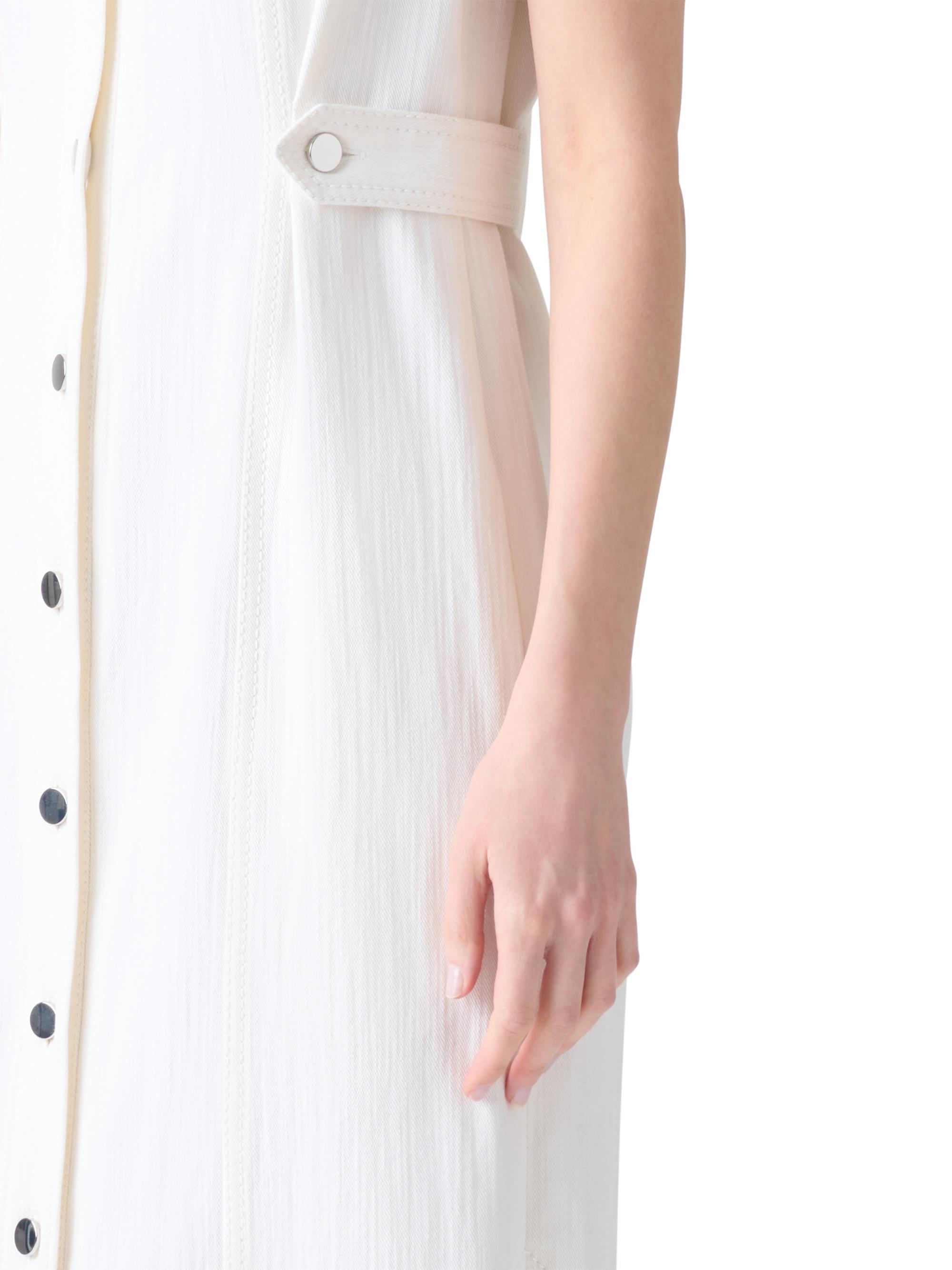 Akris punto Stretch Denim Button-Front Midi-Dress | Saks Fifth Avenue