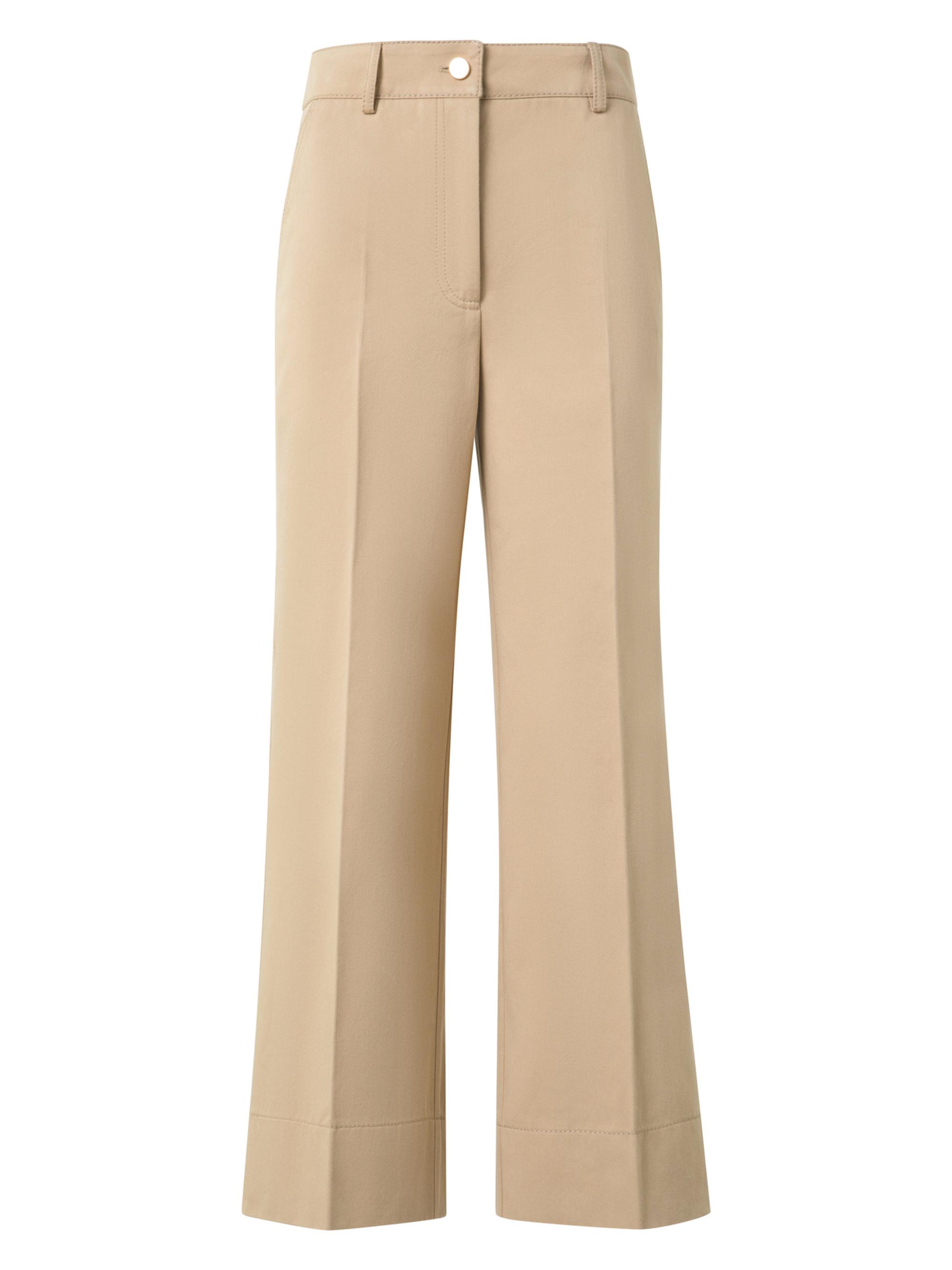 Akris punto Women's Chiara Crease Crop Pants - Beige