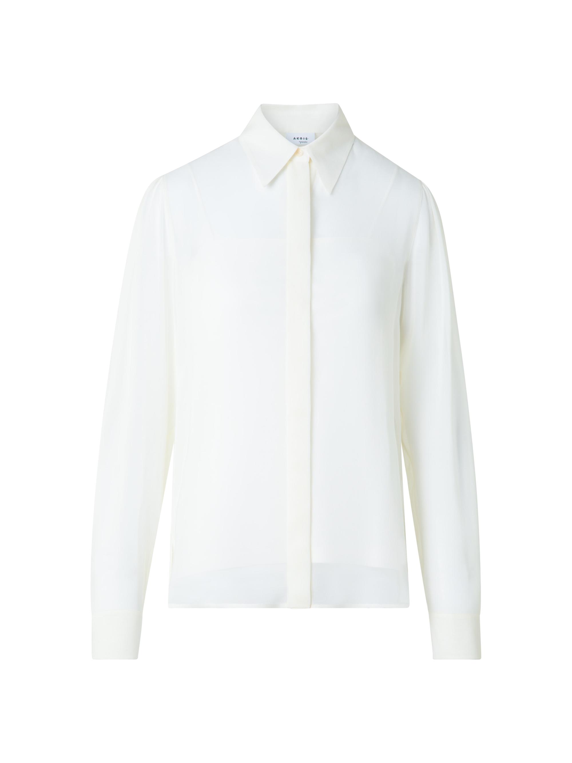 Akris punto Women's Boho Georgette Blouse - Cream