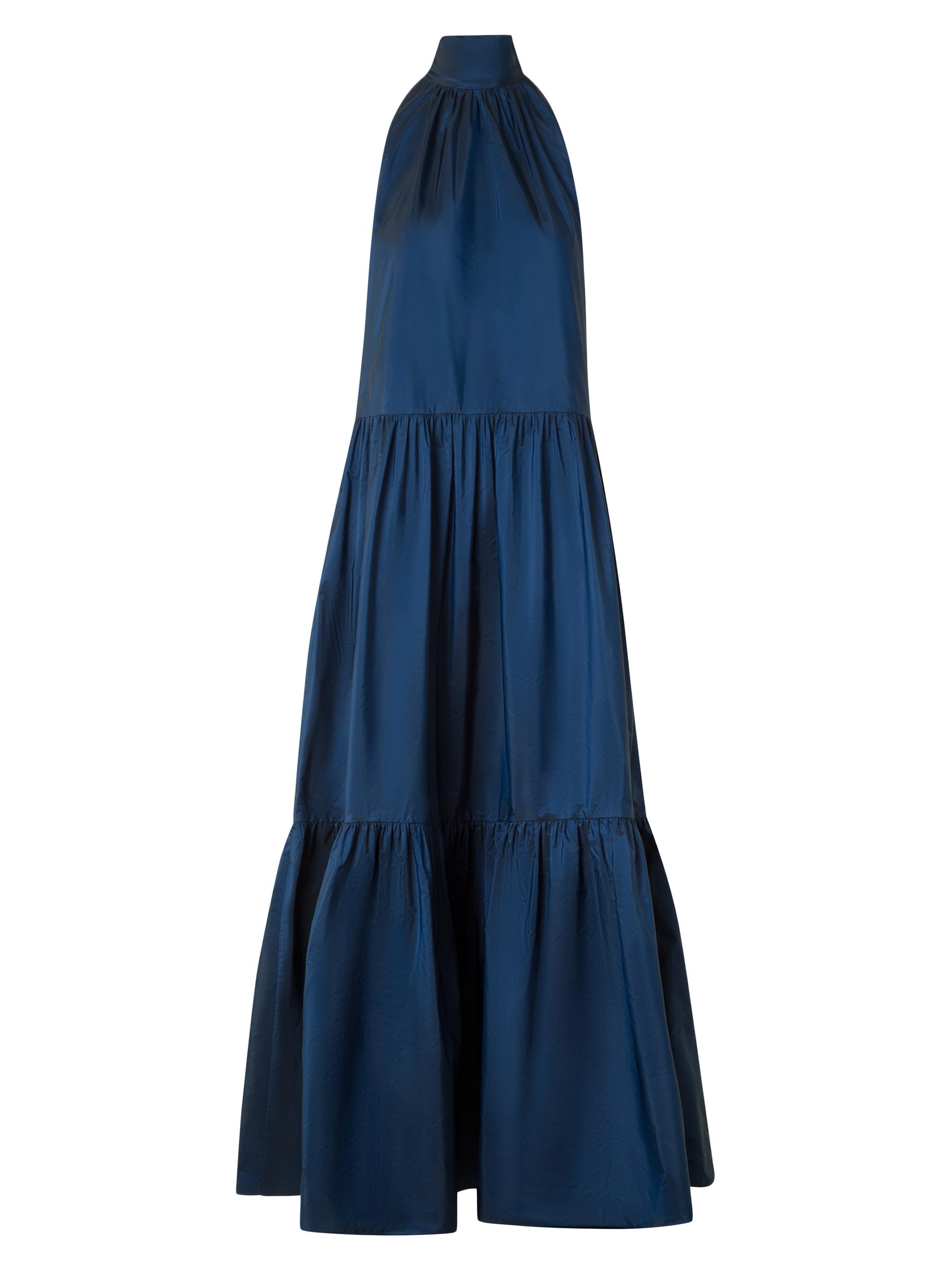 Akris punto Women's Boho Taffeta Maxi Dress - Navy