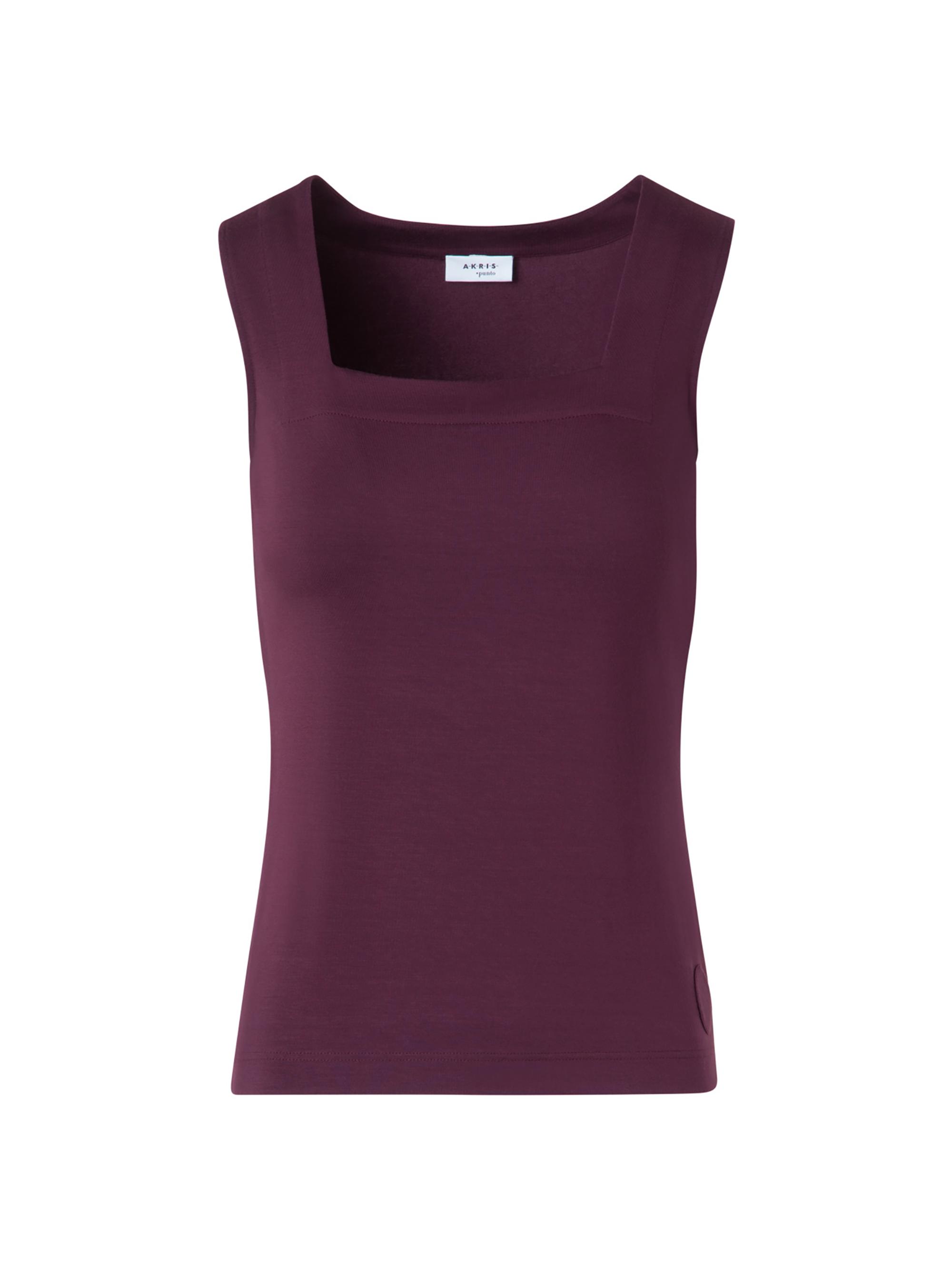 Akris punto Women's Square Neck Tank - Blackberry