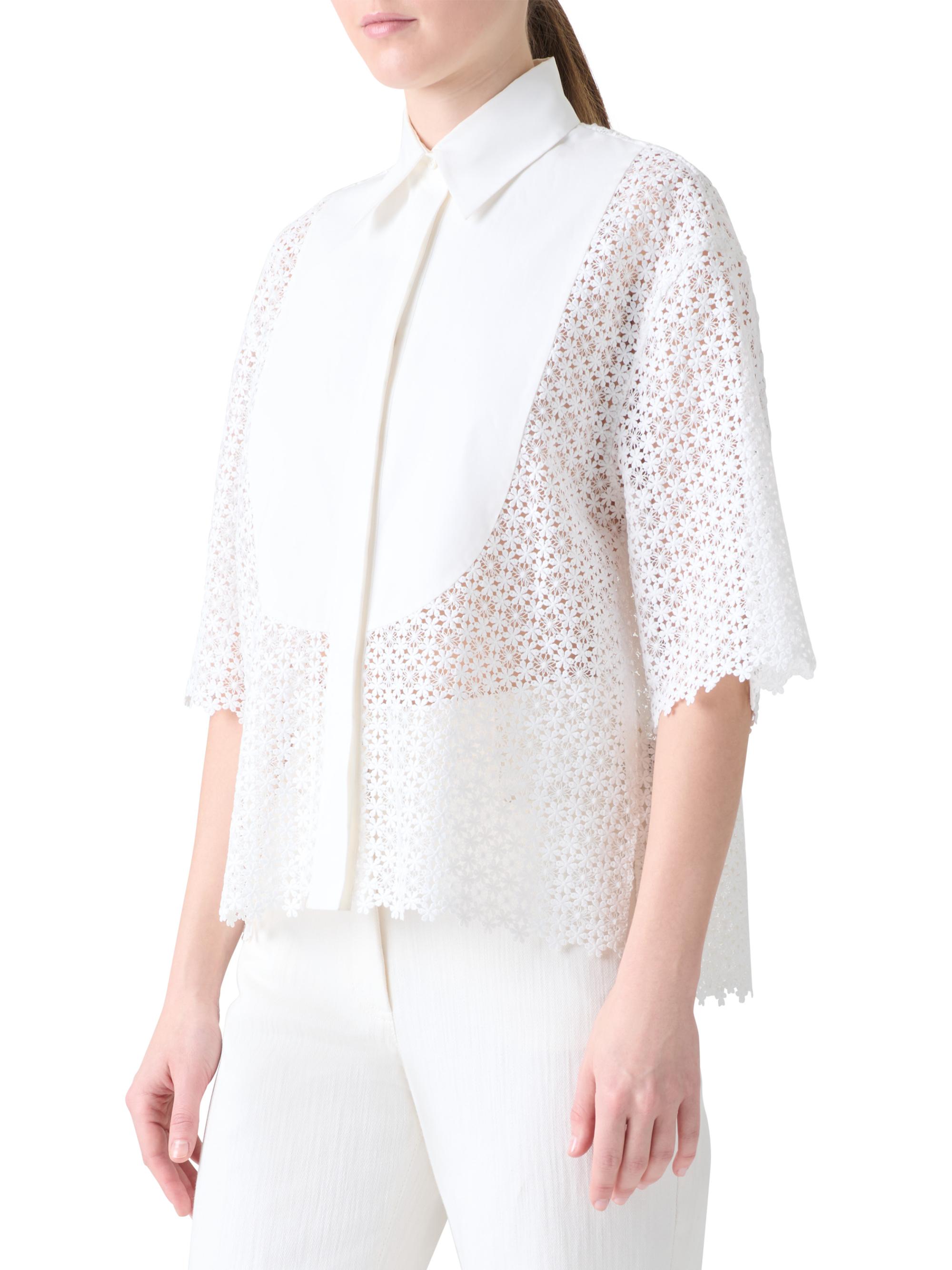 Akris punto Daisy Guipure Shirt | Saks Fifth Avenue