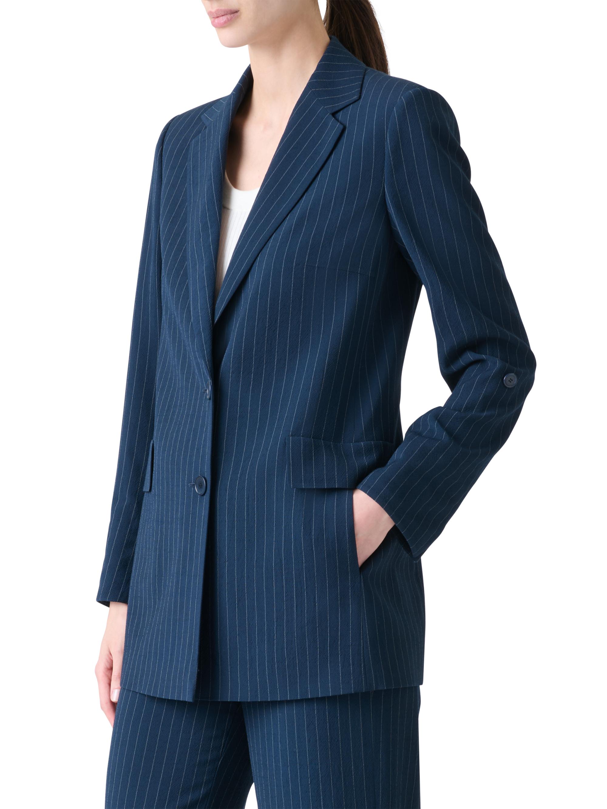 Akris punto Striped Virgin Wool Blazer | Saks Fifth Avenue