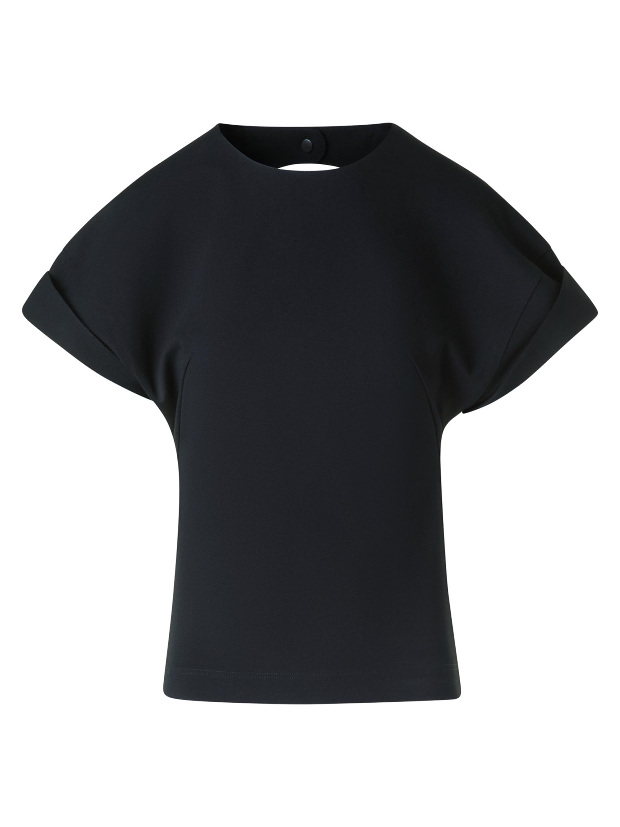Akris punto Women's Jersey Cut-Out Back Top - Black