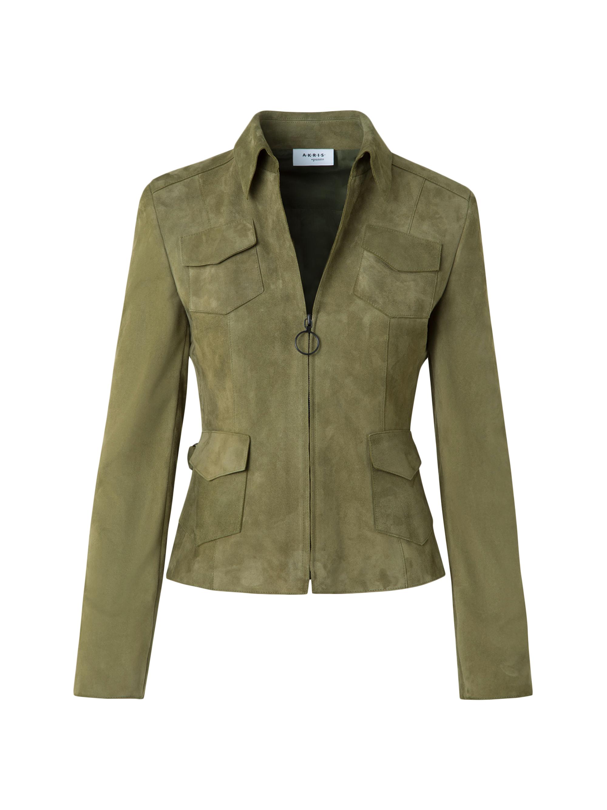 Akris punto Textured Jersey Zip-Front Biker Jacket | Saks Fifth Avenue