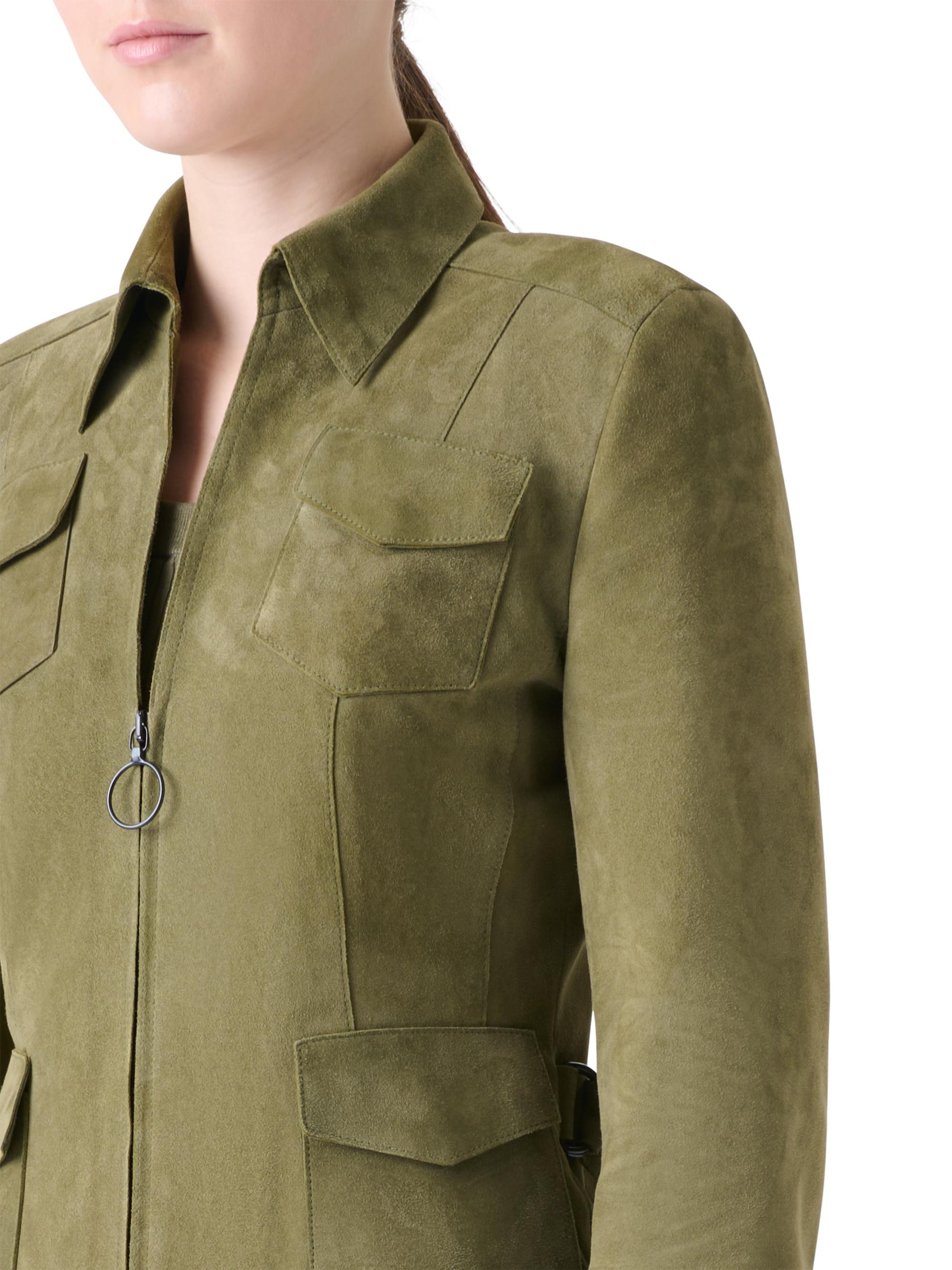 Akris punto Suede Jacket | Saks Fifth Avenue