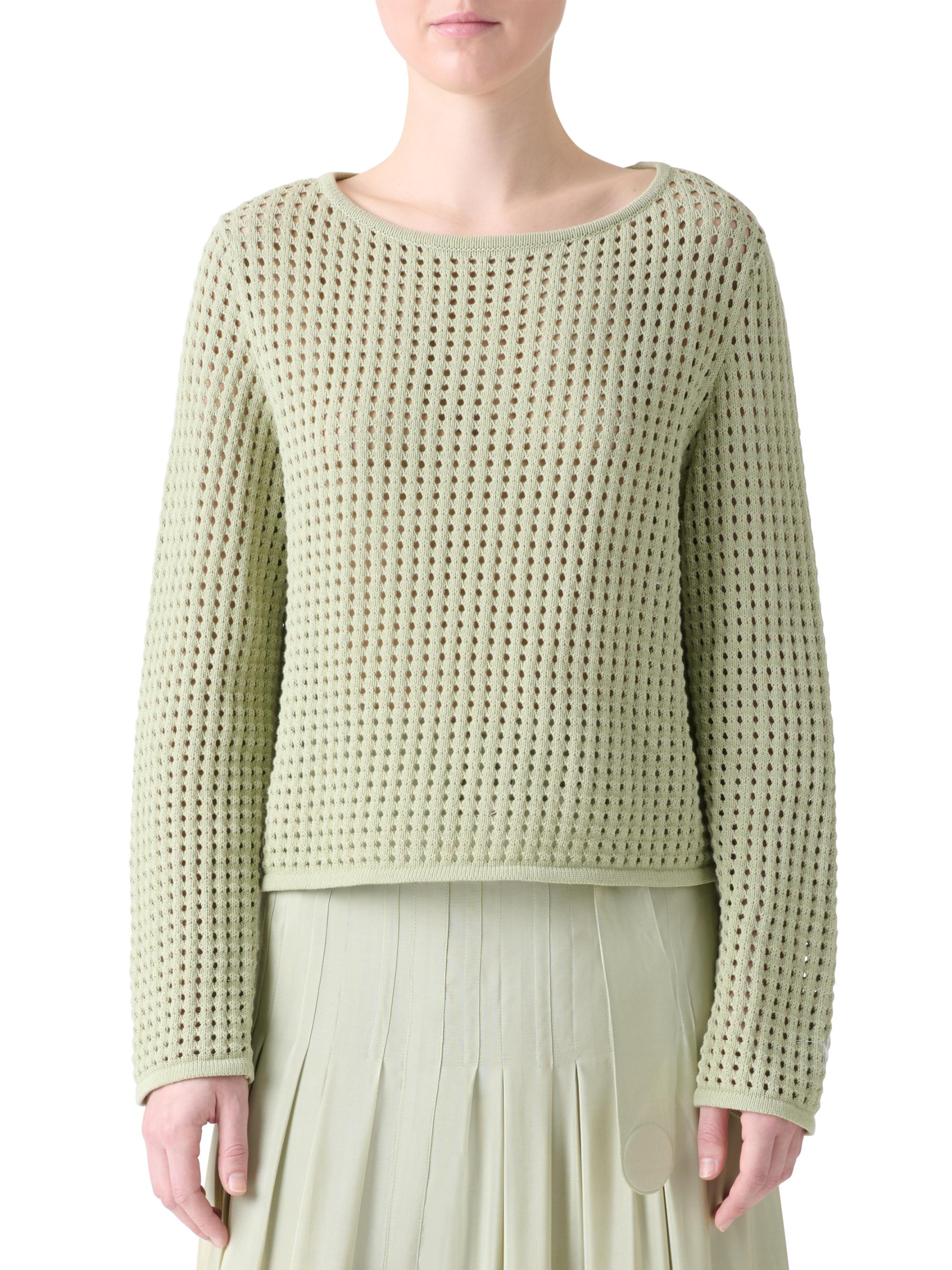 Open-Knit Cotton Sweater