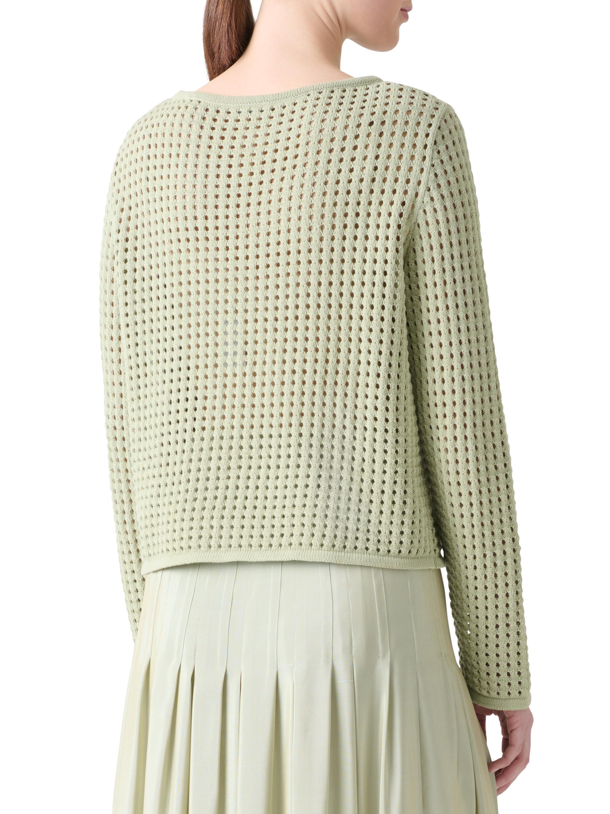 Open-Knit Cotton Sweater