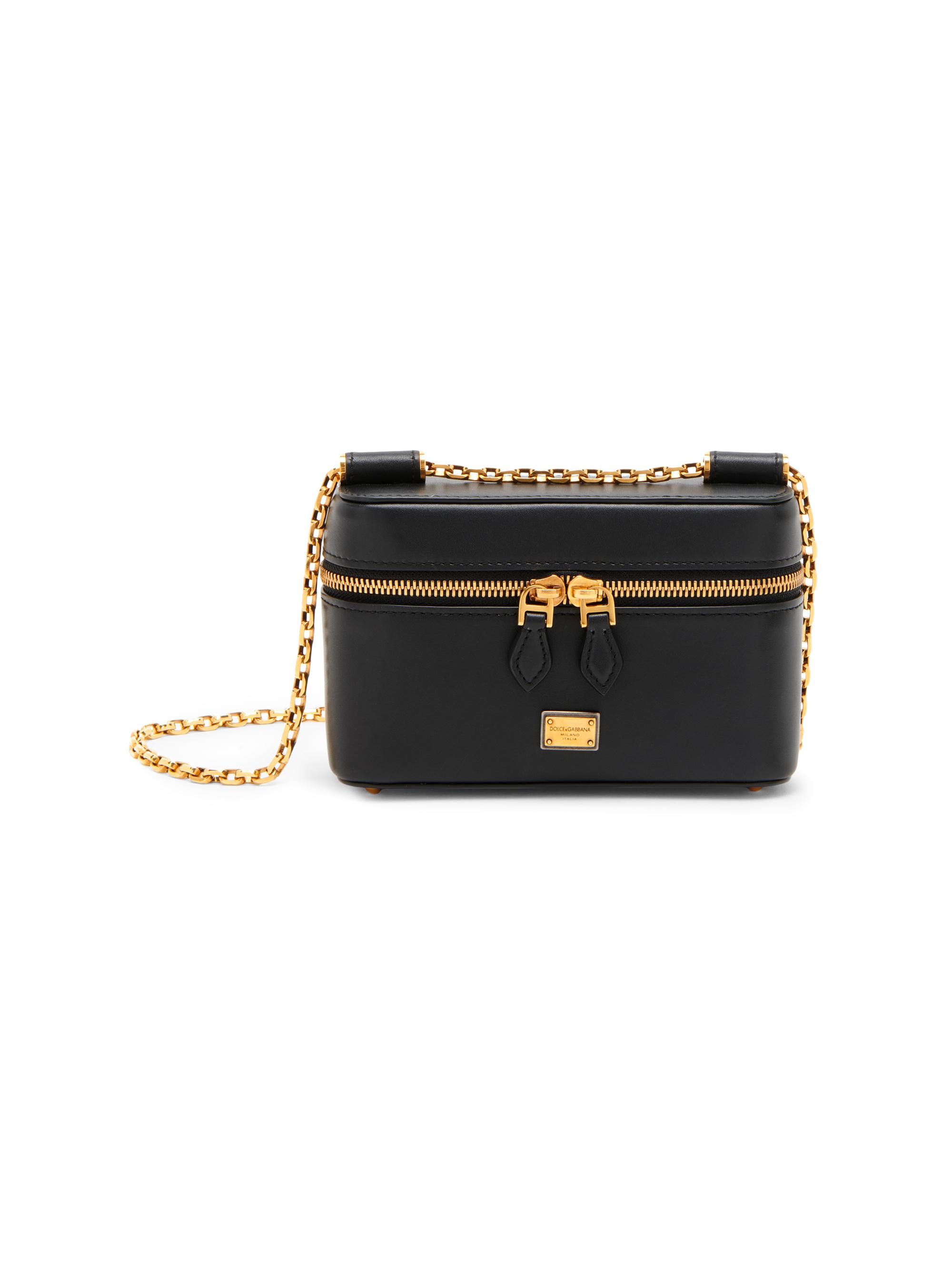 Dolce & Gabbana Women's Leather Vanity Bag - Nero
