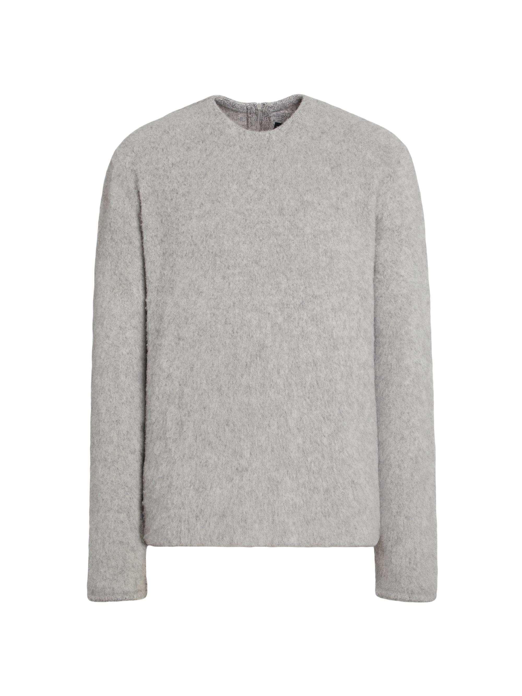 ZEGNA Men's Oasi Cashmere Crewneck Sweater - Light Grey Melange