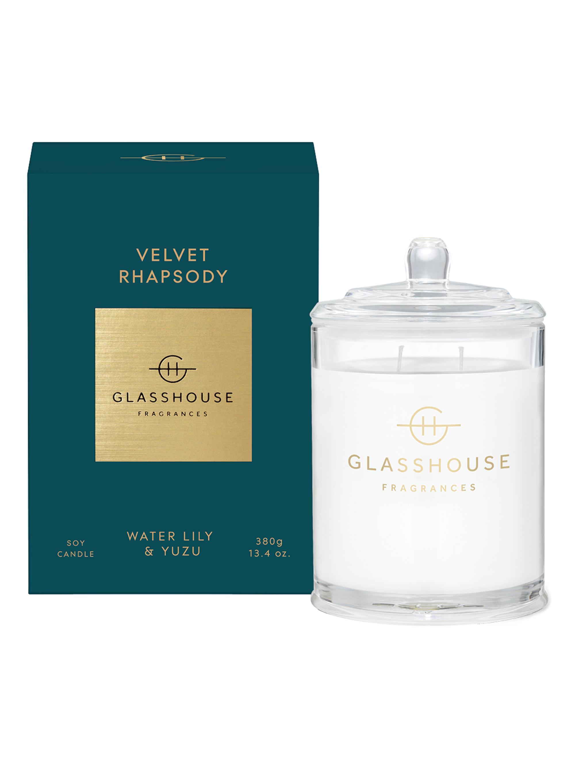 Glasshouse Fragrances Velvet Rhapsody Triple Scented Candle