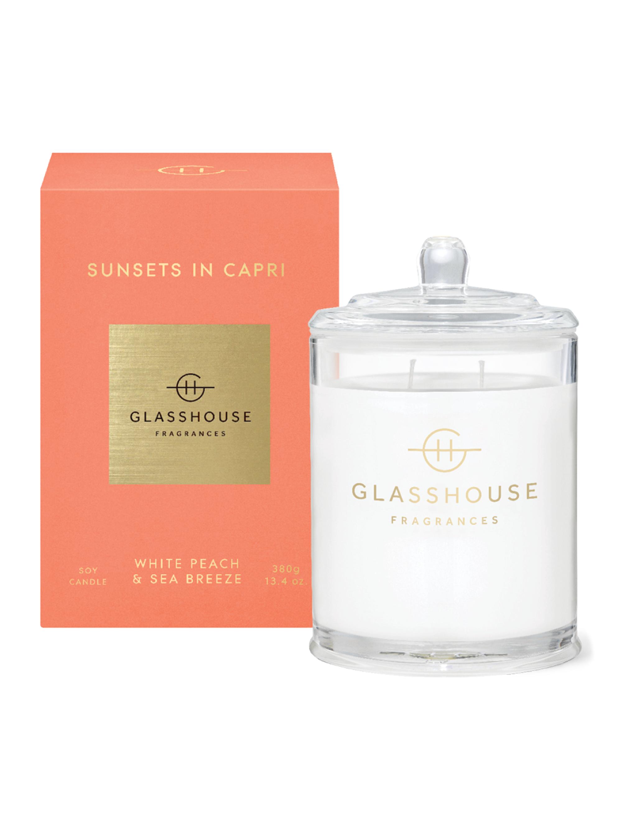 Glasshouse Fragrances Sunsets in Capri Triple Scented Candle