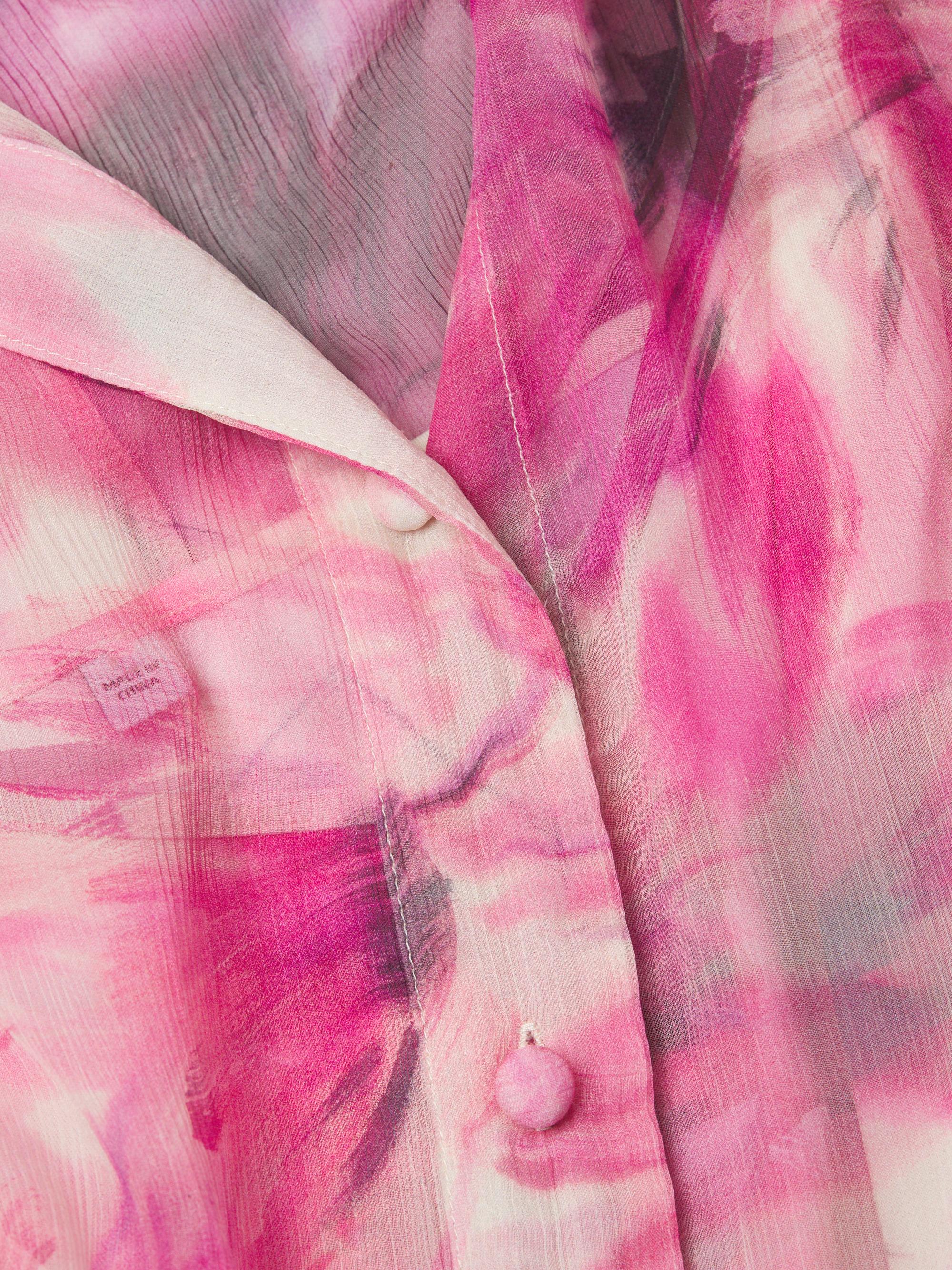 Johnny Was Plus Katia Oversized Silk Blouse | Saks Fifth Avenue