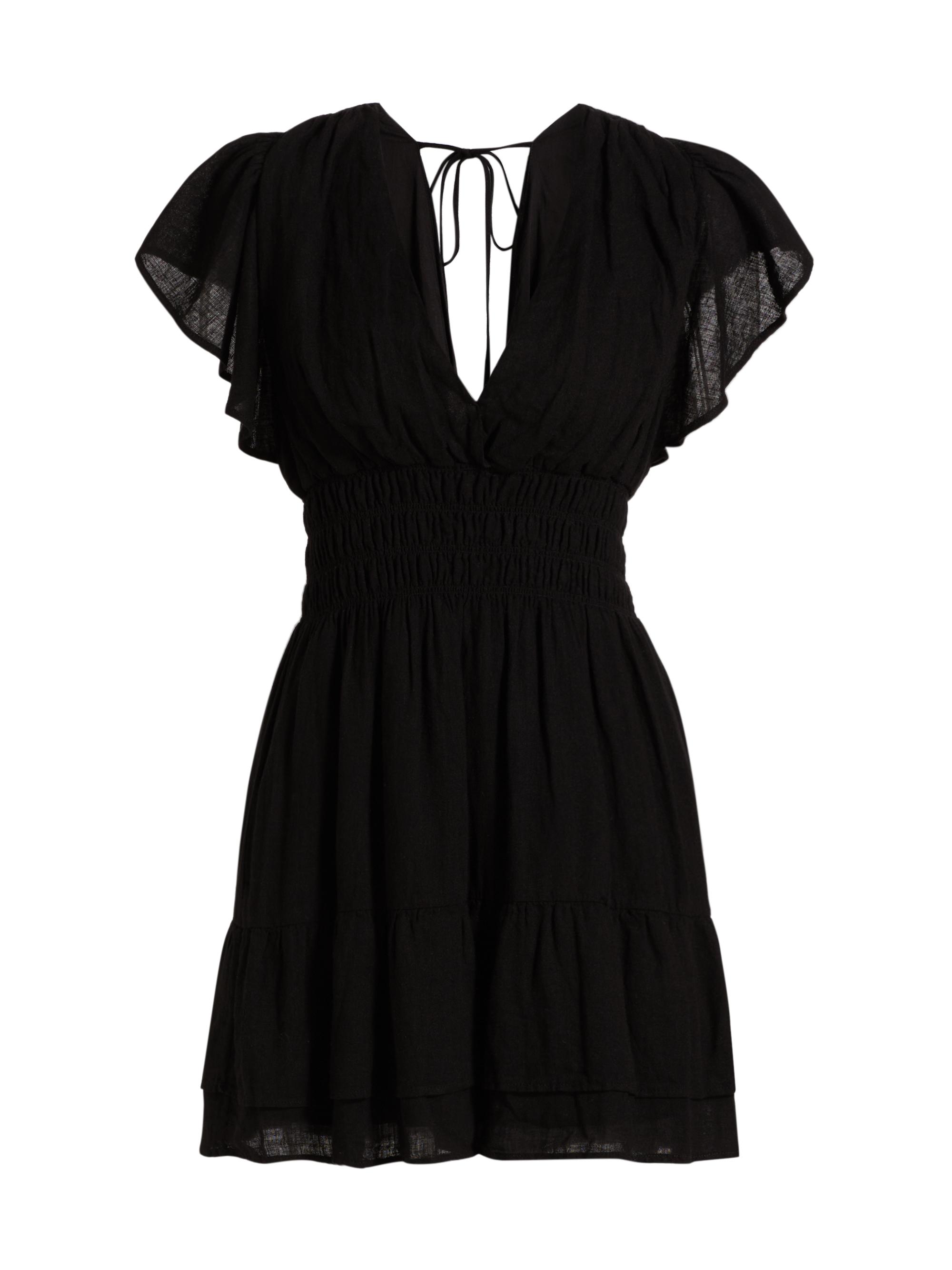 Rails Women's Kimora Flutter-Sleeve Minidress - Black