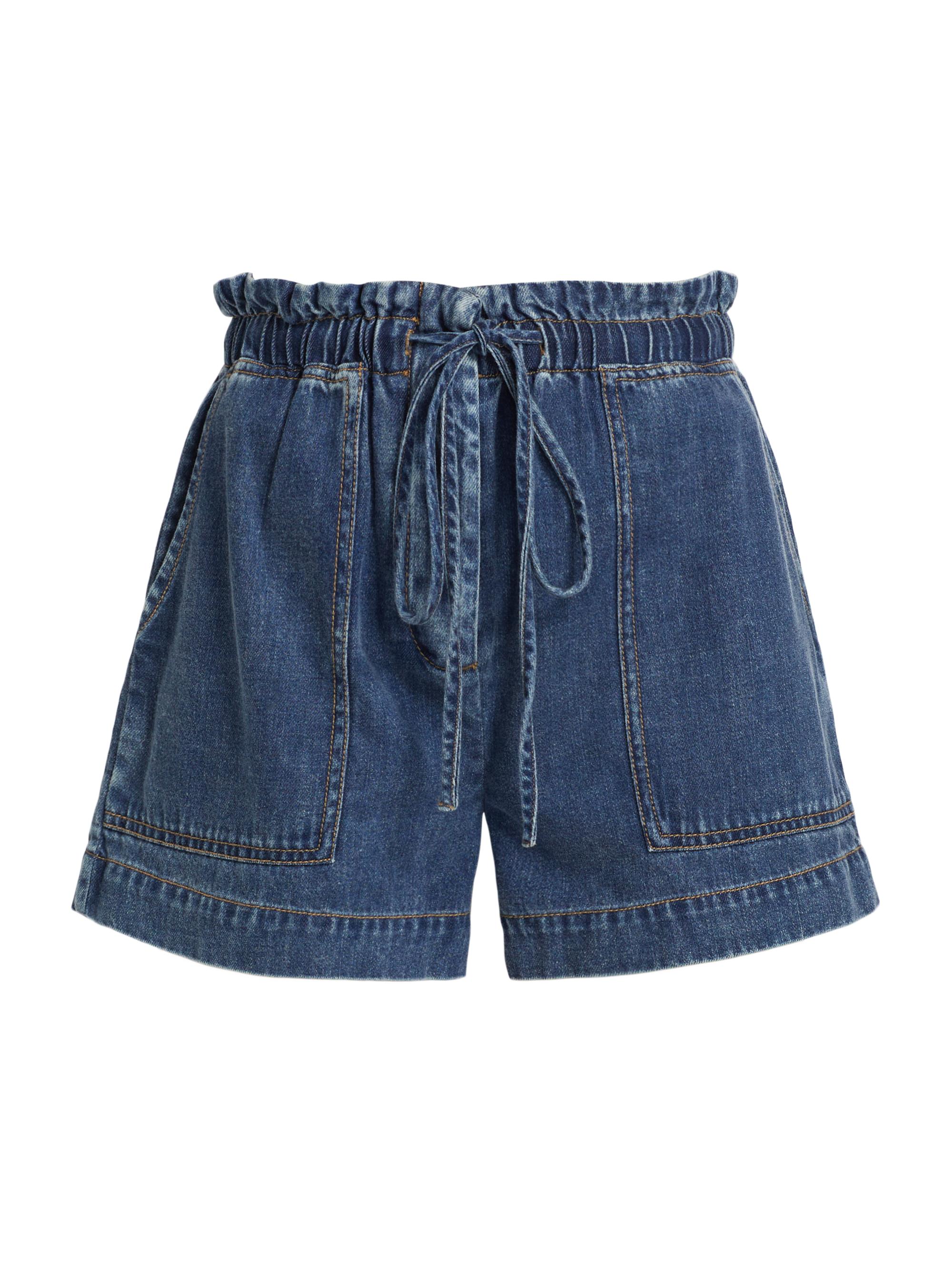 Rails Women's Foster Drawstring Denim Shorts - Classic Blue