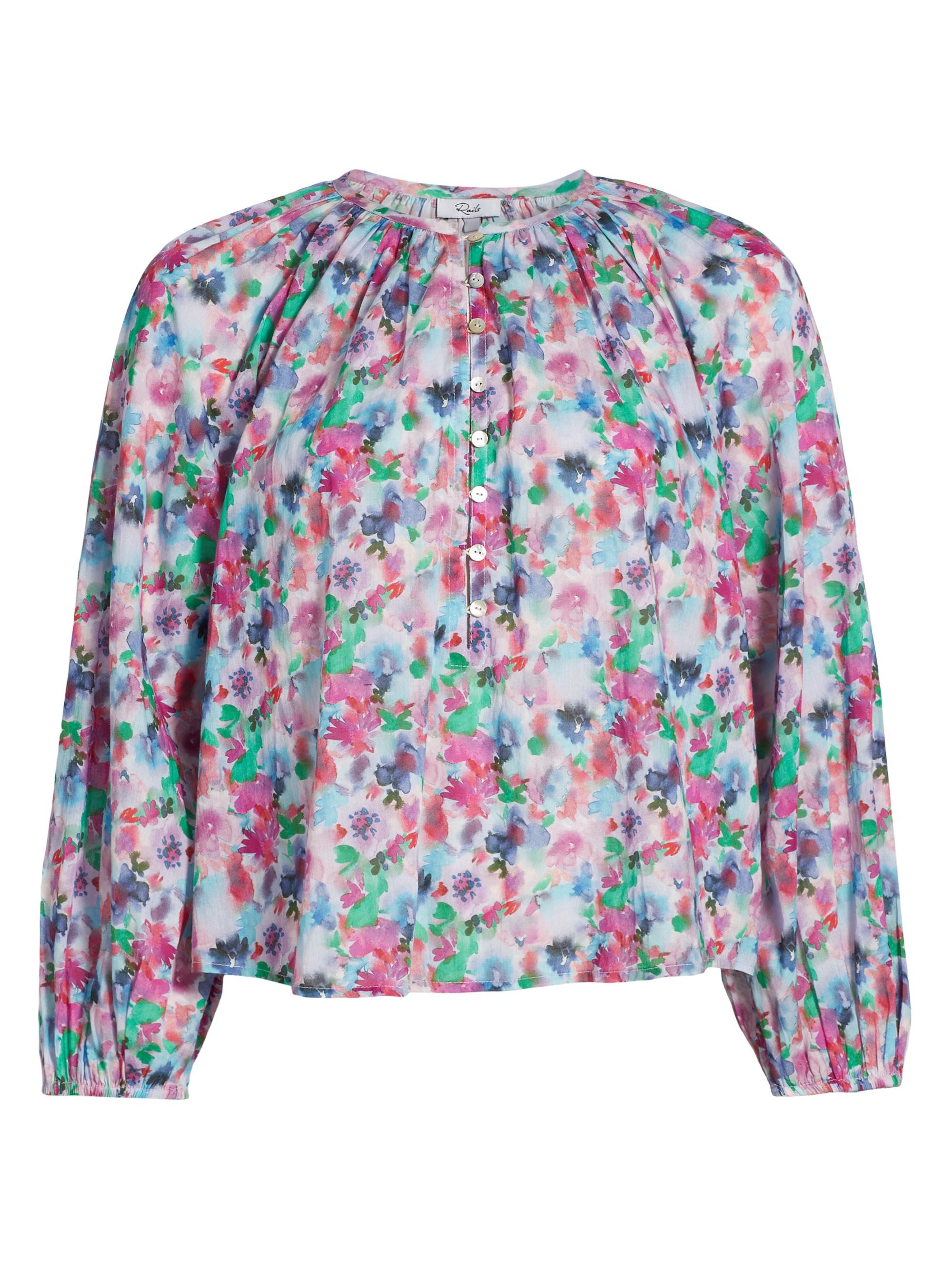 Rails Women's Indi Floral Cotton Blouse - Spring Meadow