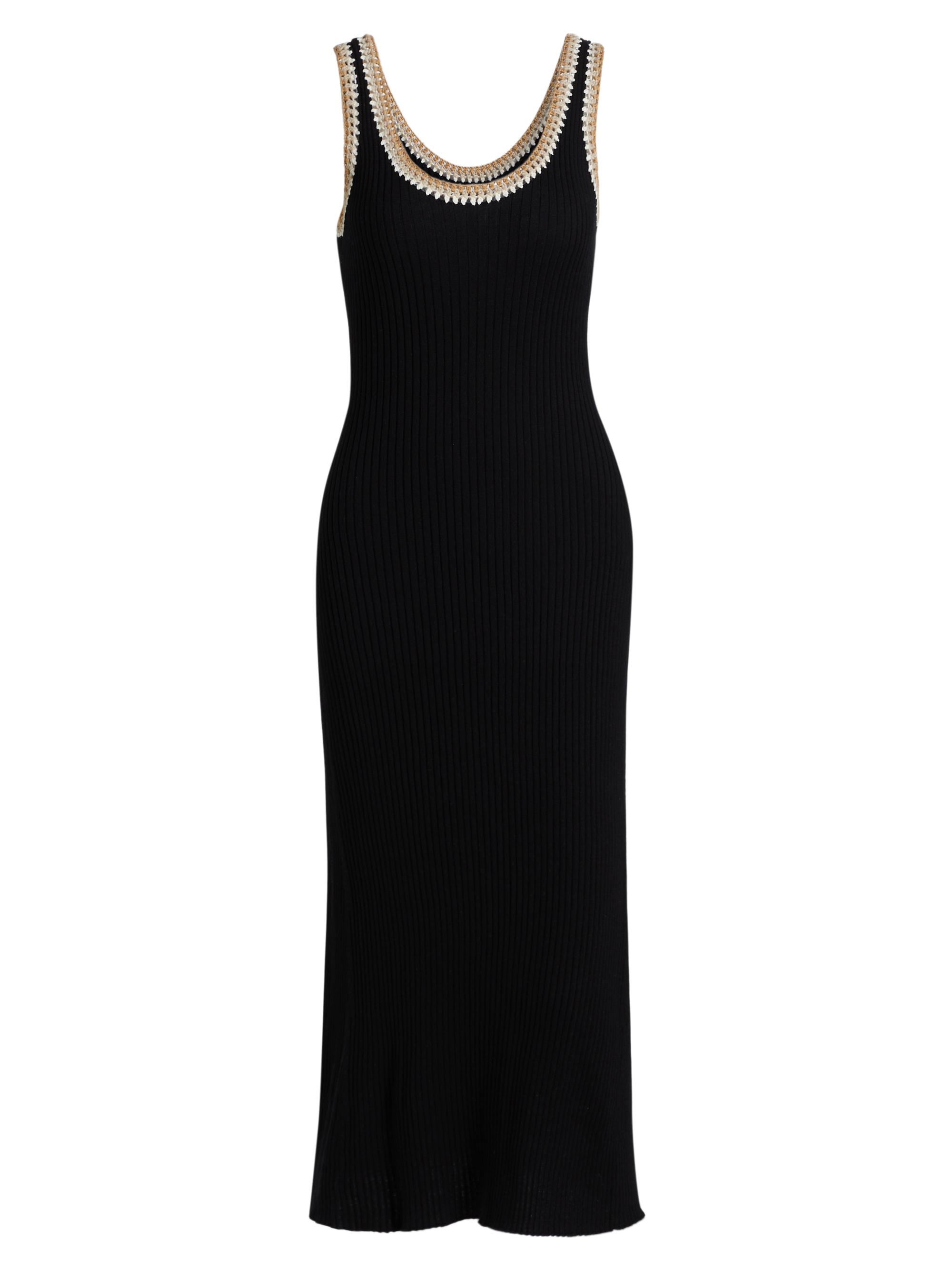 Rails Women's Colleen Cotton Sleeveless Knit Midi-Dress - Black