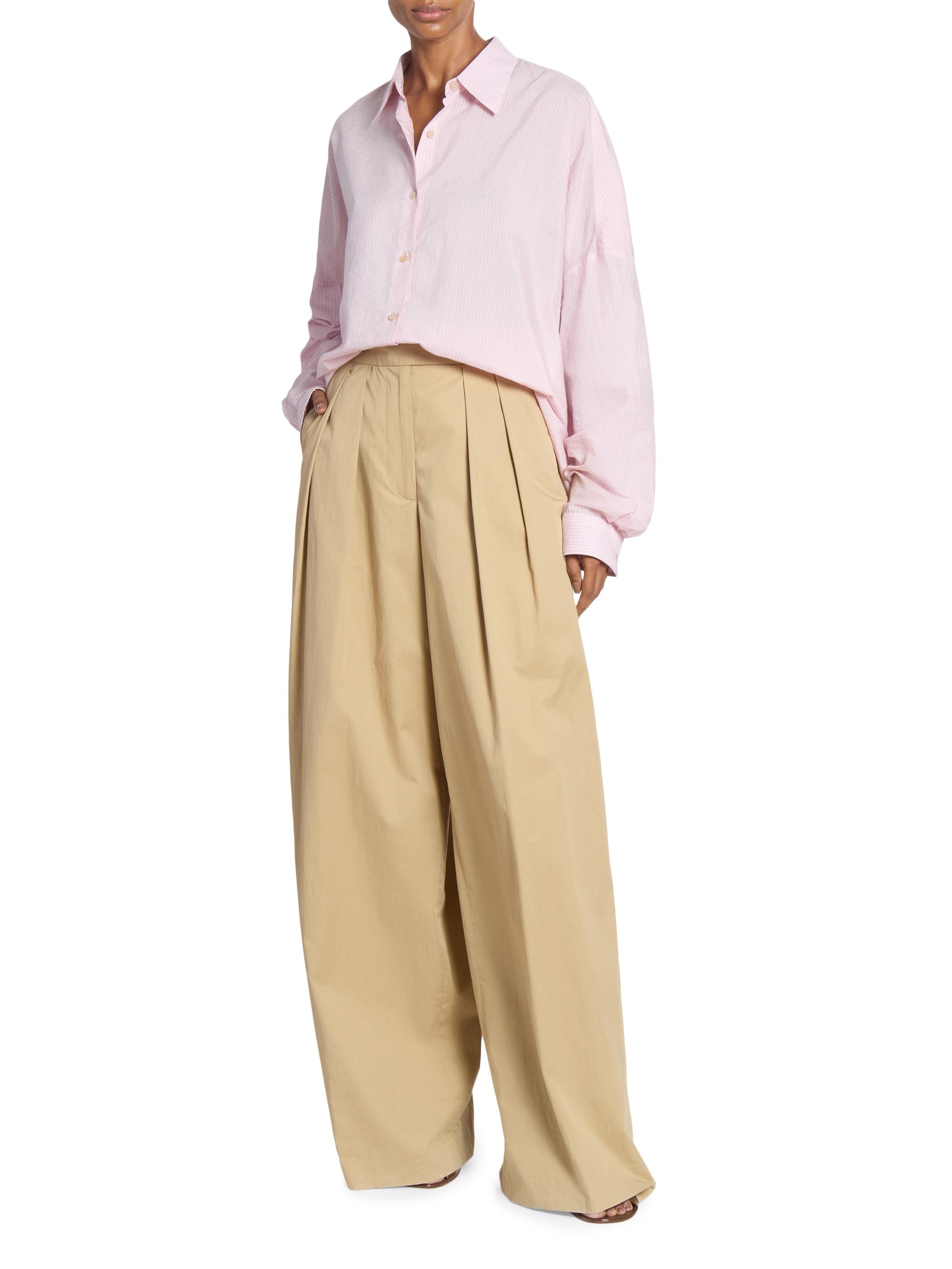 Dries Van Noten ​Pamplona Pleat-Front High-Waisted Wide-Leg Pants