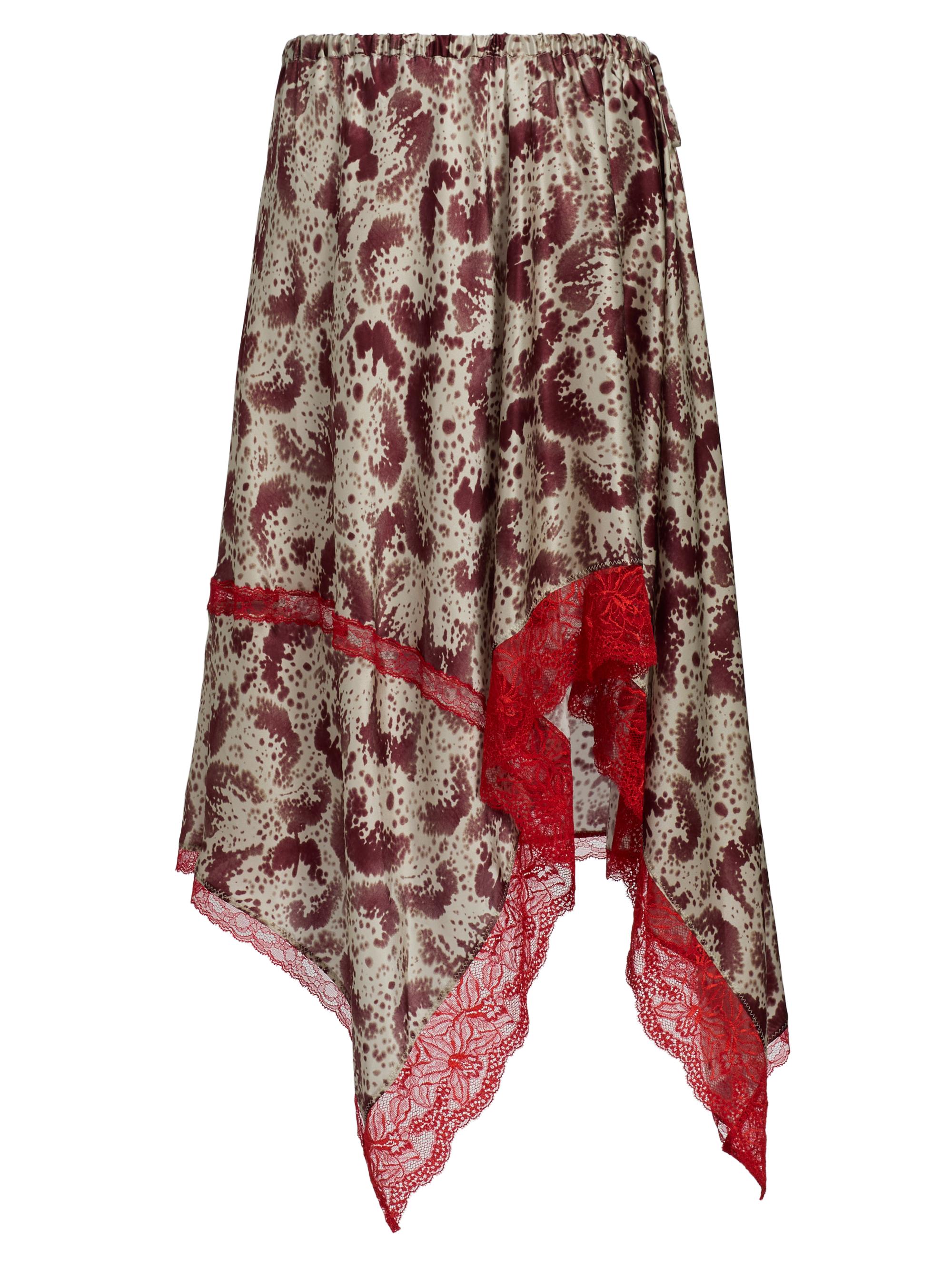 Dries Van Noten Shake Silk Asymmetric Skirt | Saks Fifth Avenue